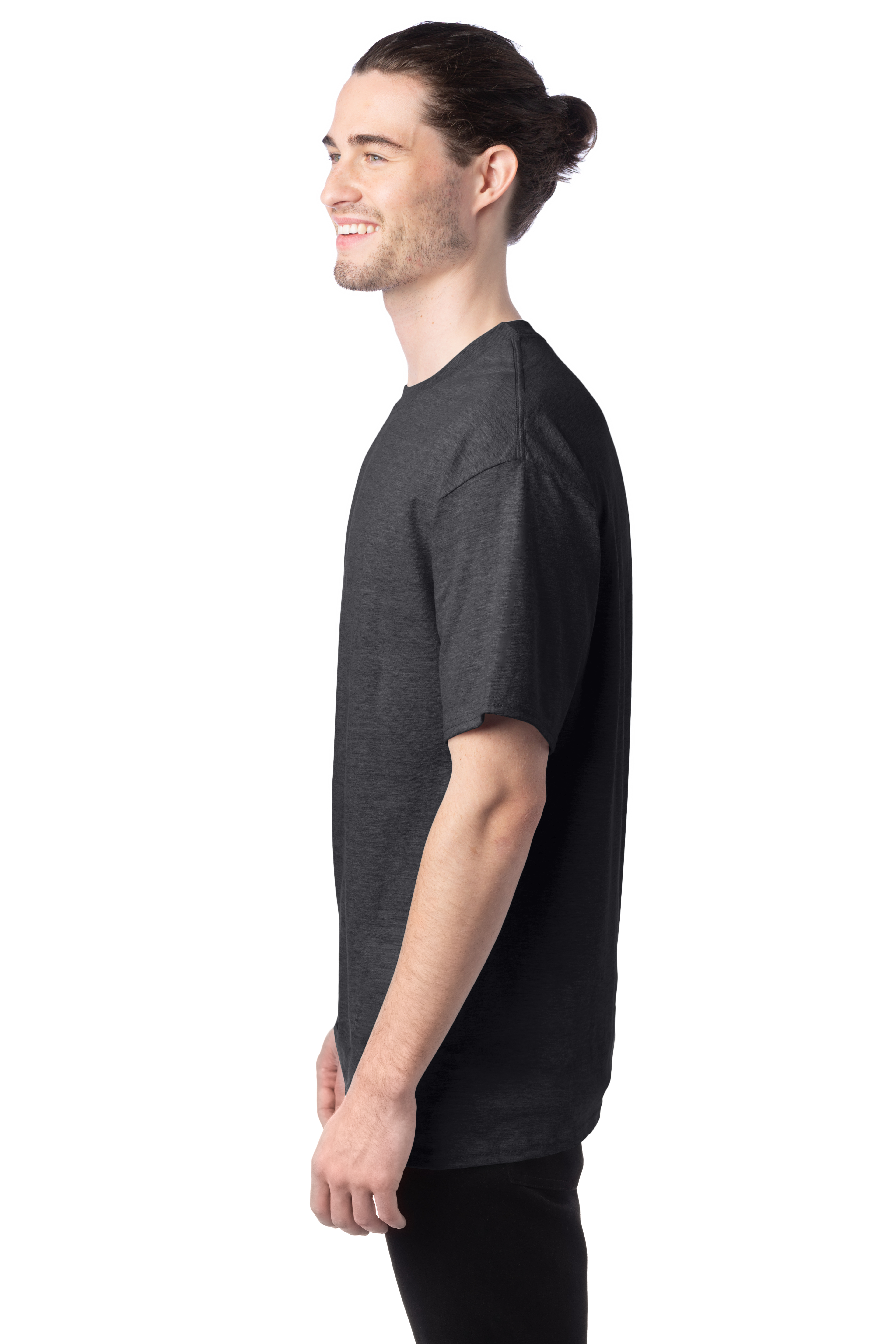 Hanes 518T Charcoal Heather