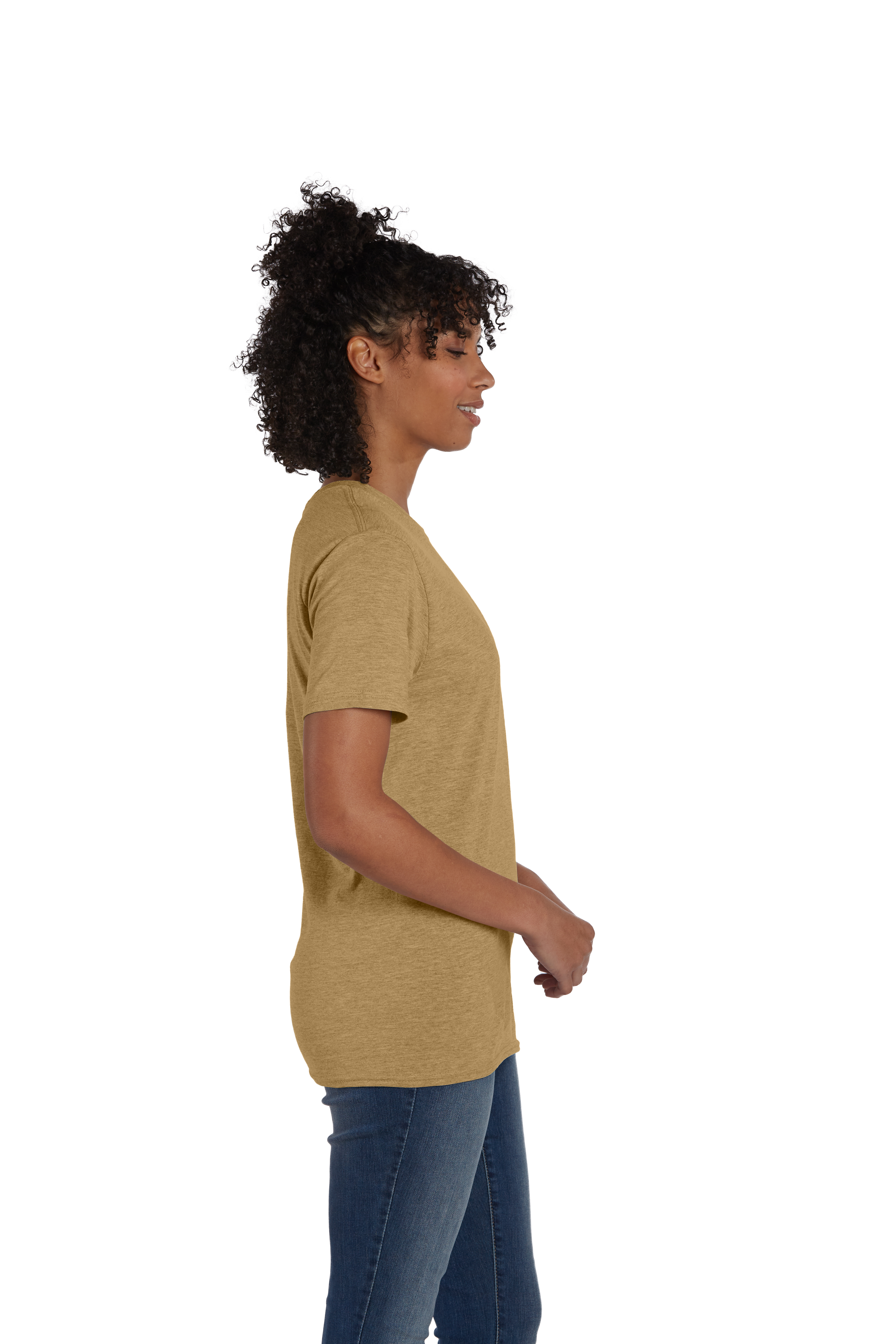 Hanes 4980 Brown Sugar Heather