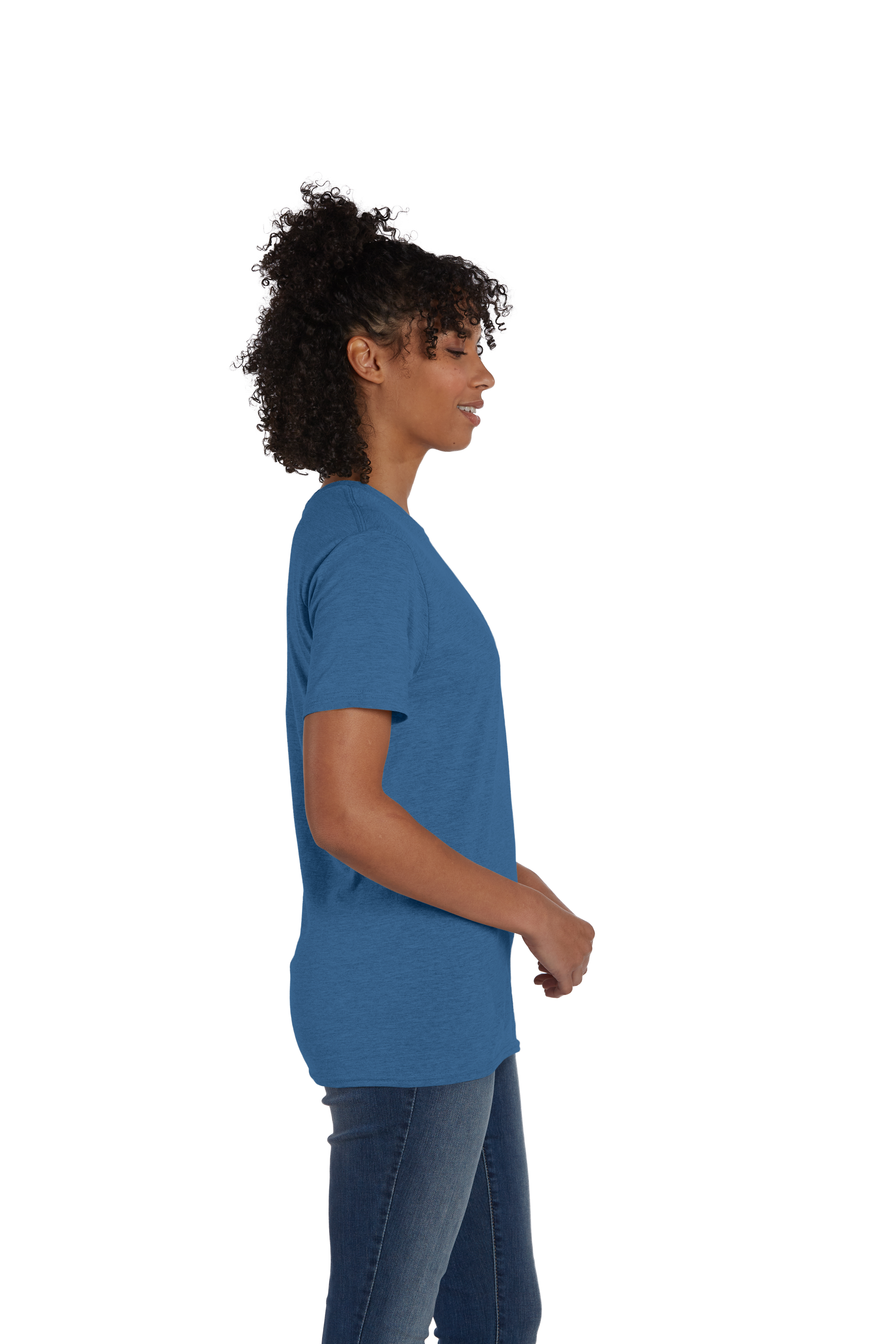 Hanes 4980 Heather Blue