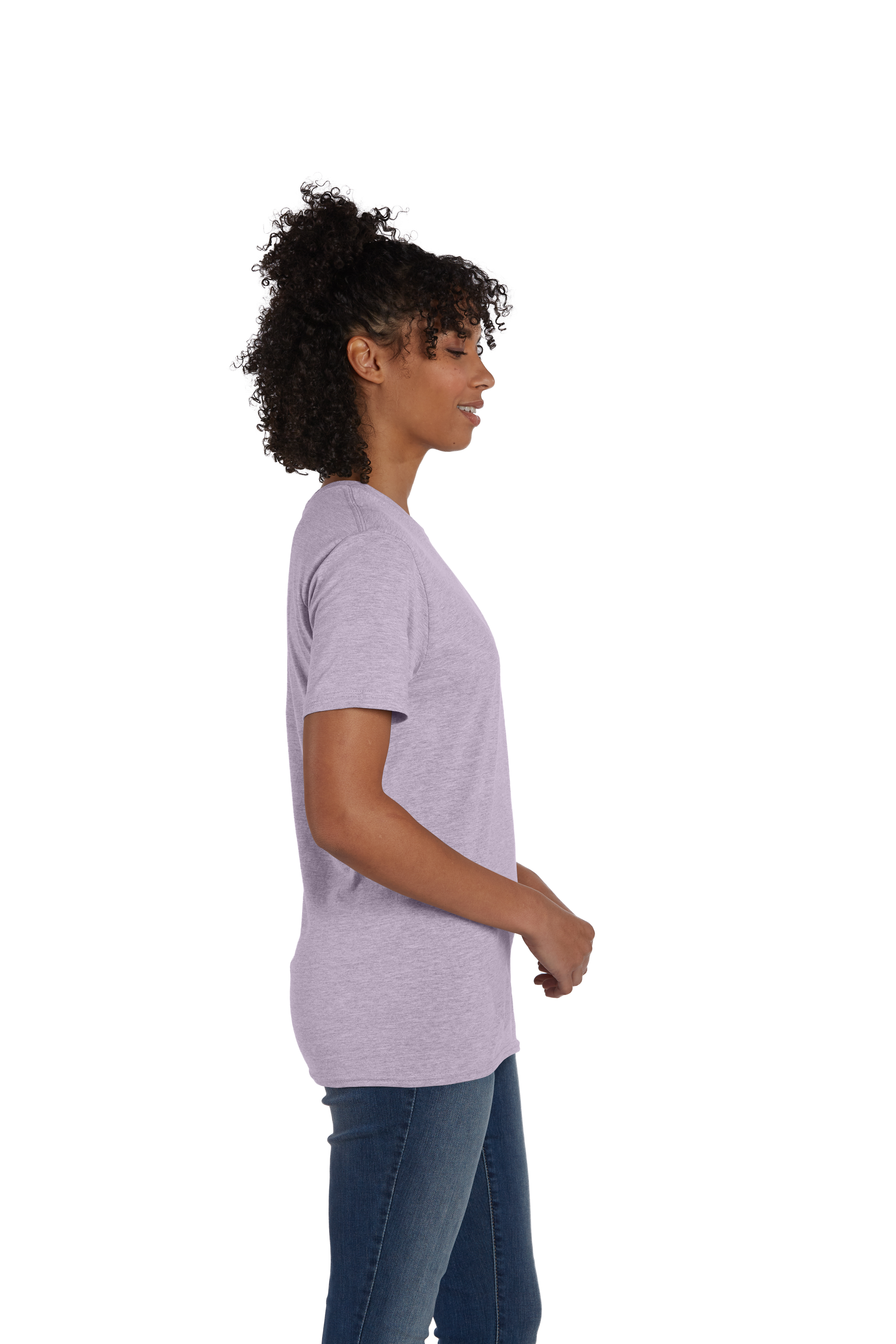 Hanes 4980 Marbled Pale Violet