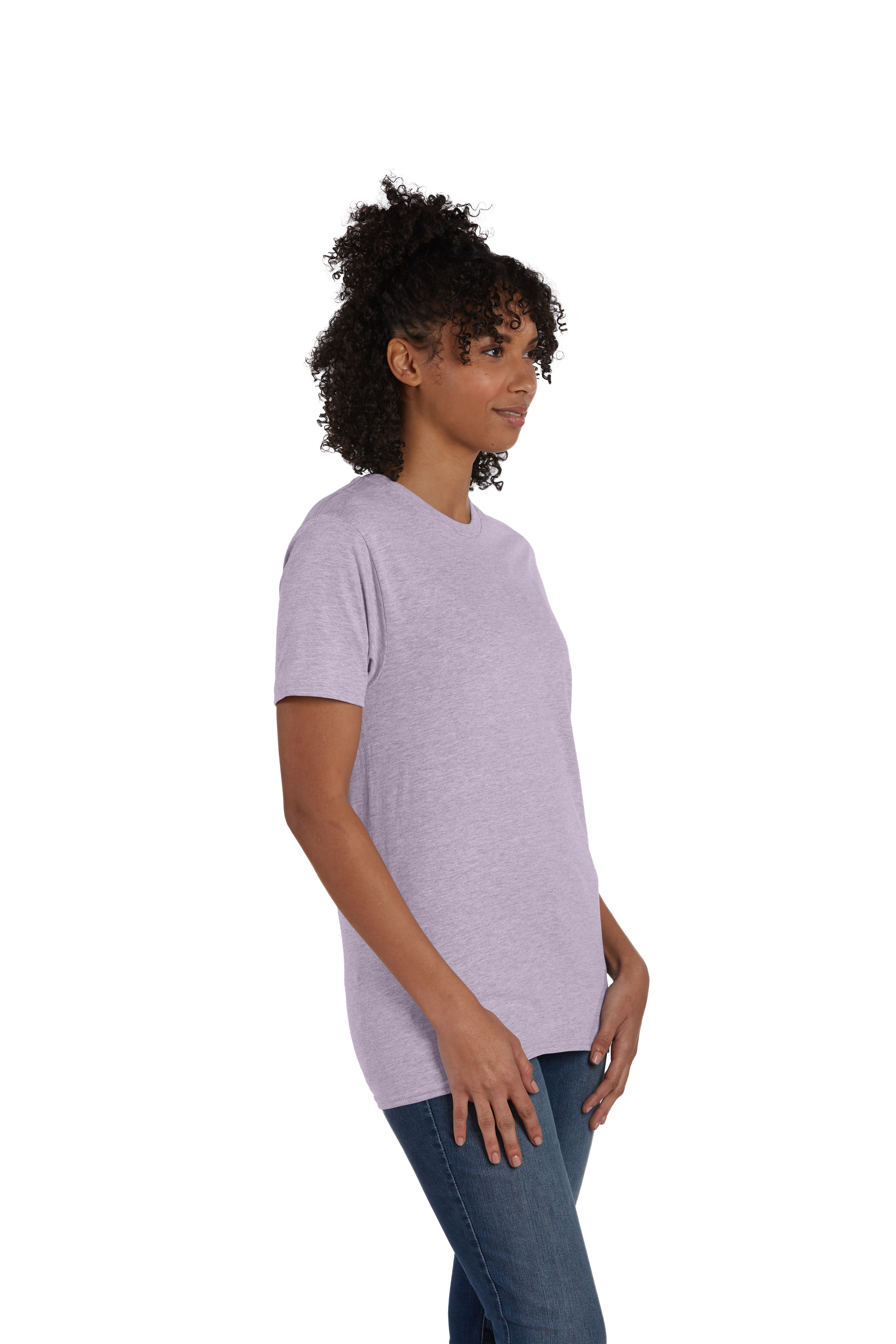 Hanes 4980 Marbled Pale Violet
