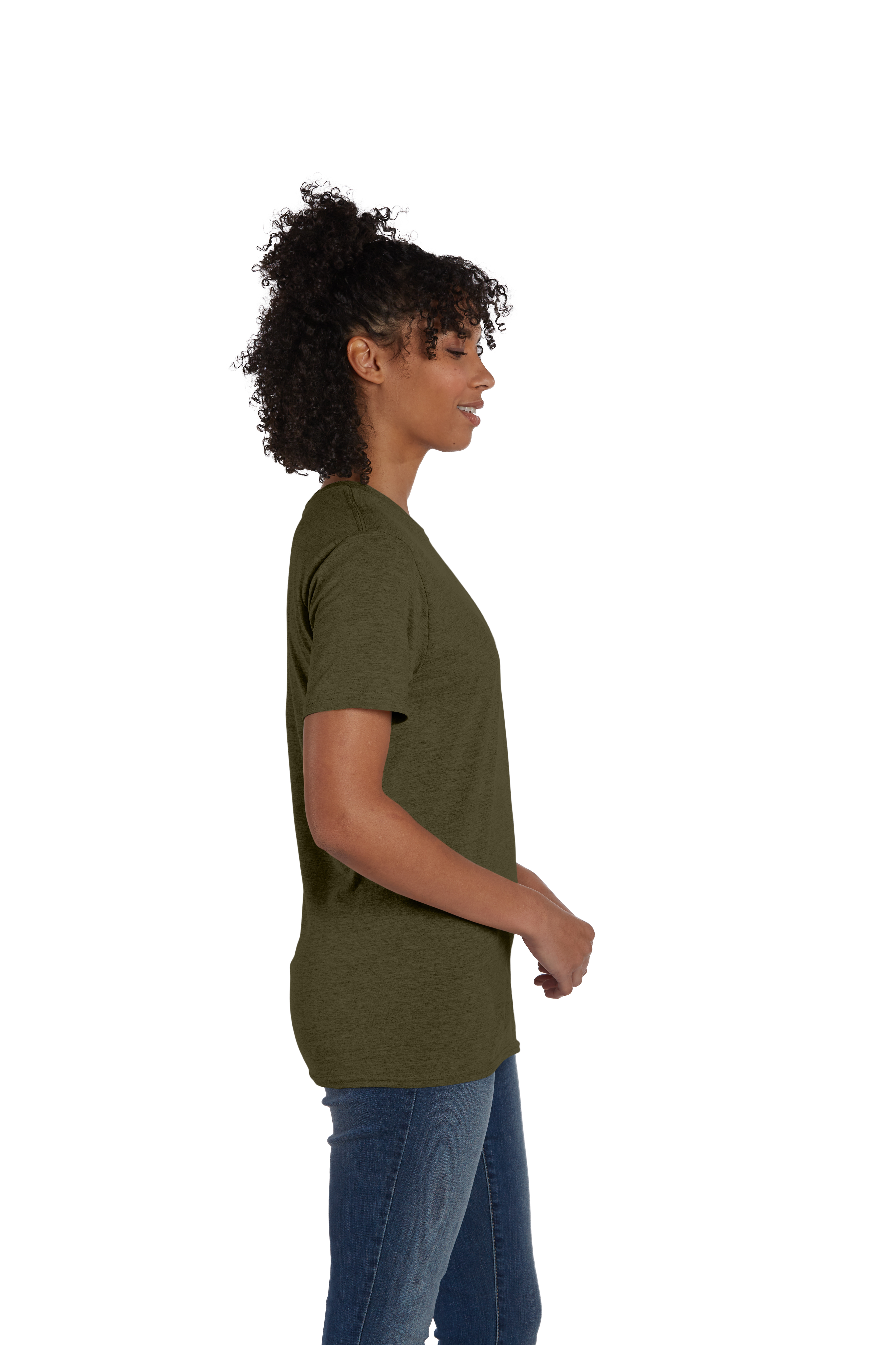 Hanes 4980 Military Green Heather