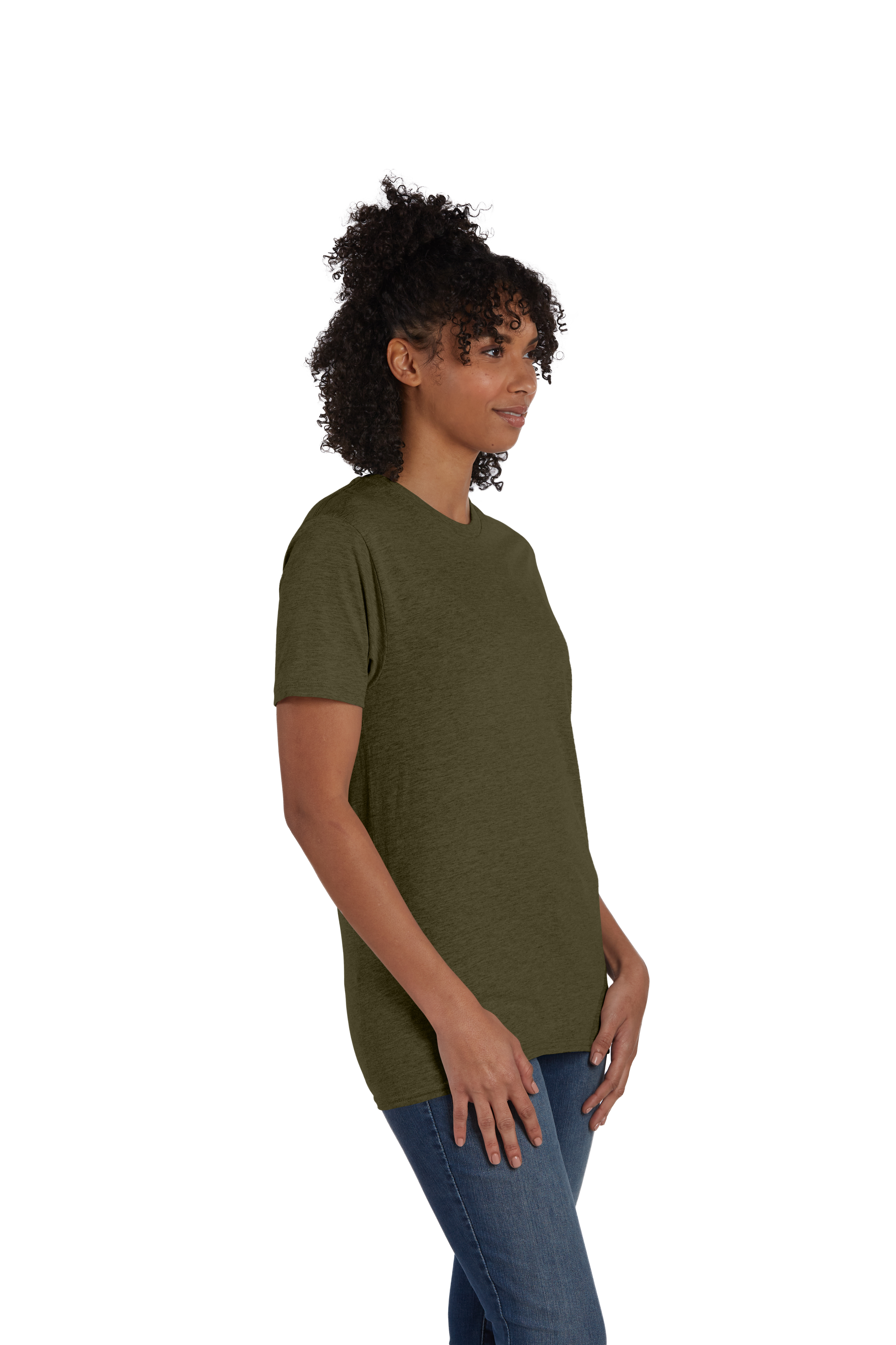 Hanes 4980 Military Green Heather