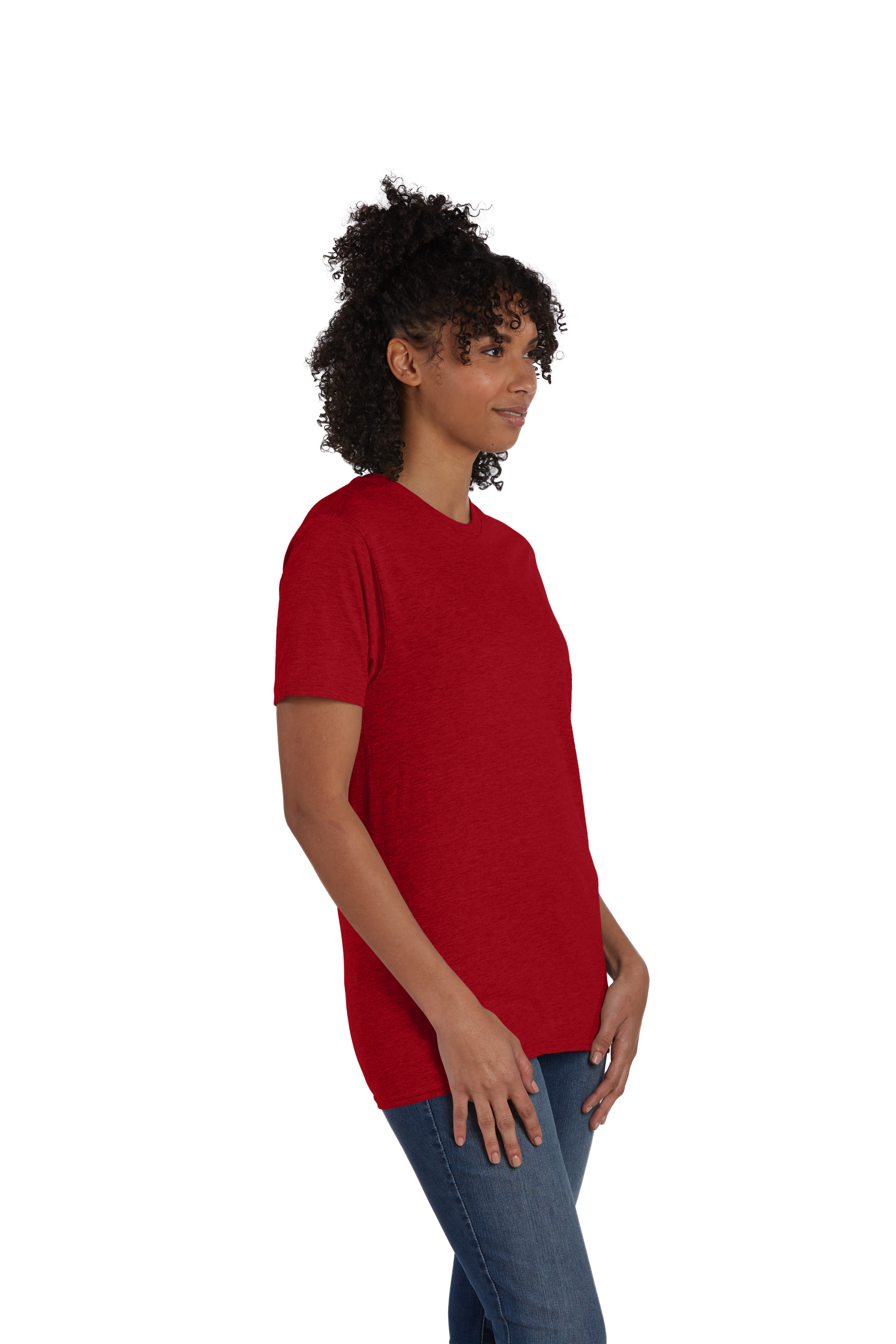 Hanes 4980 Red Pepper Heather