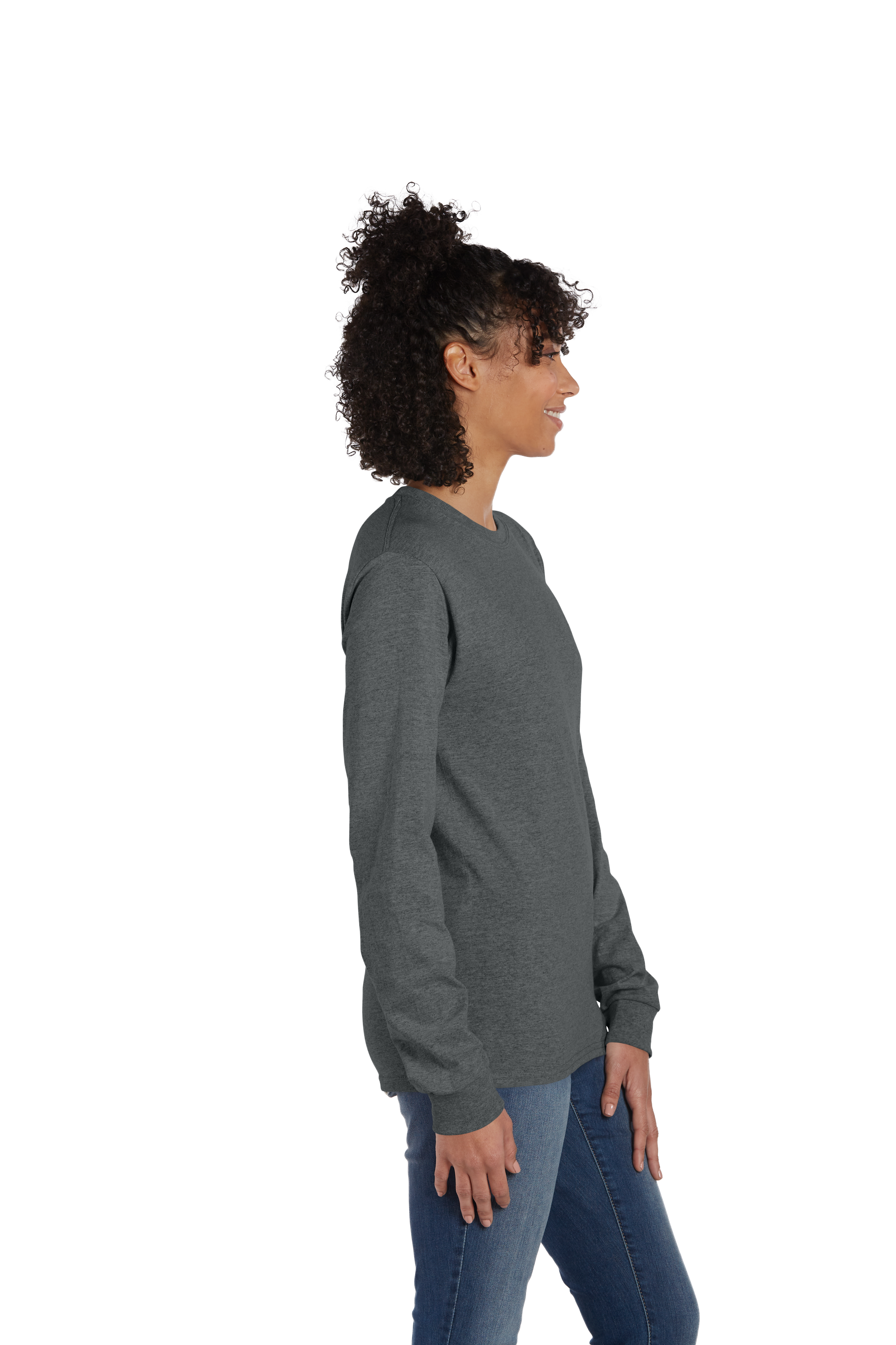 Hanes 5286 Charcoal Heather