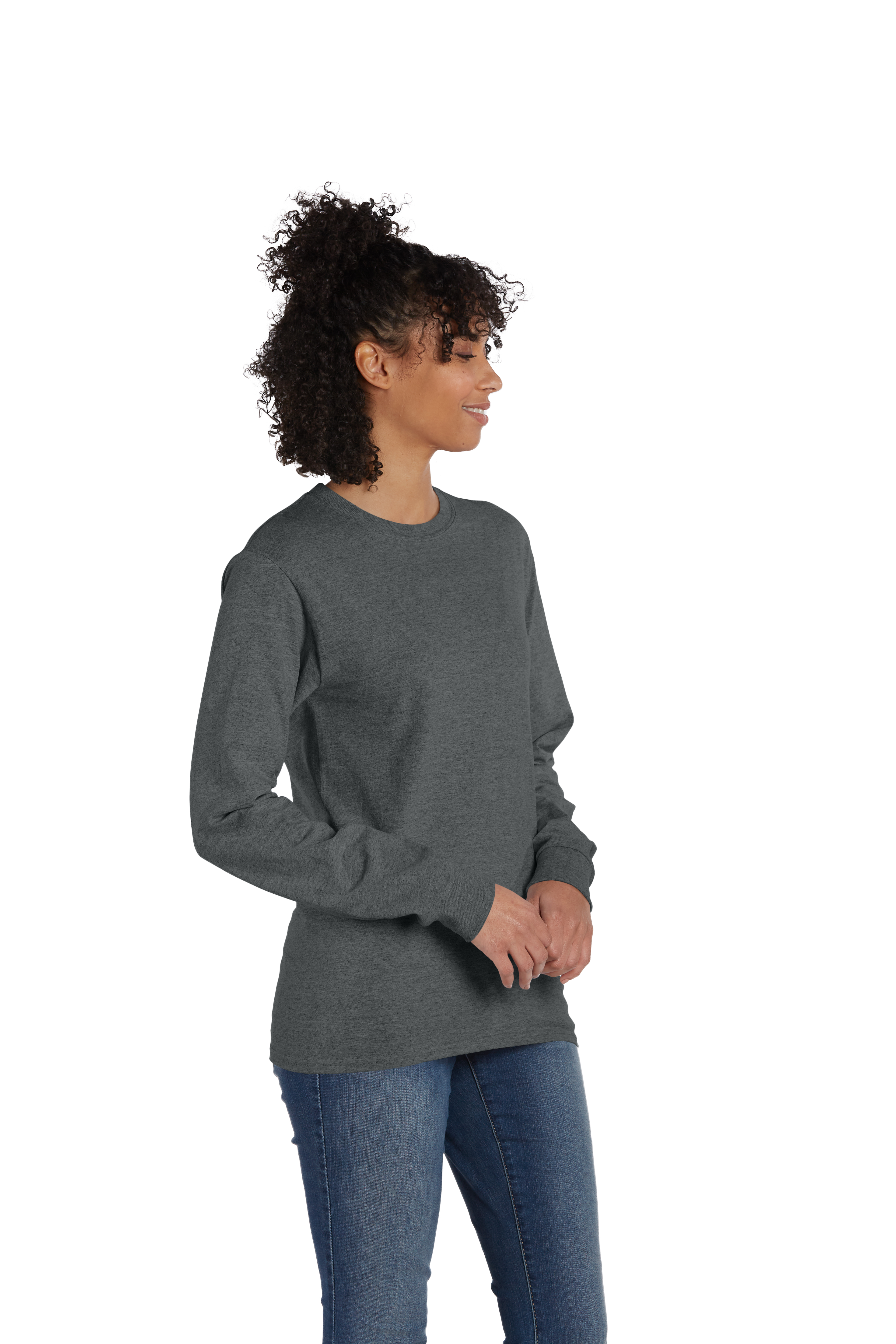 Hanes 5286 Charcoal Heather