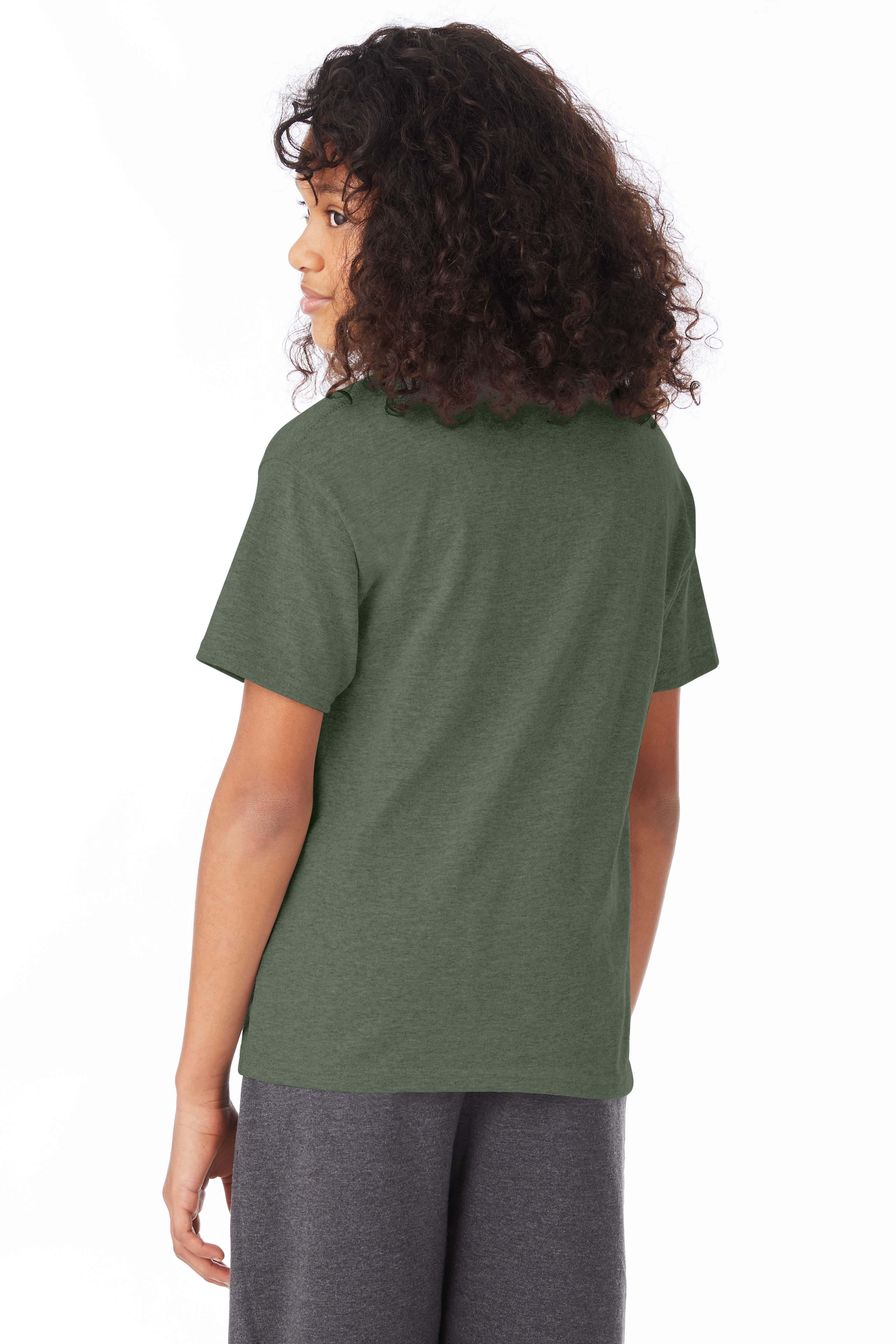 Hanes 5370 Heather Green