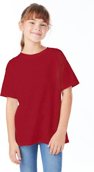 Hanes 5480 Red Pepper Heather