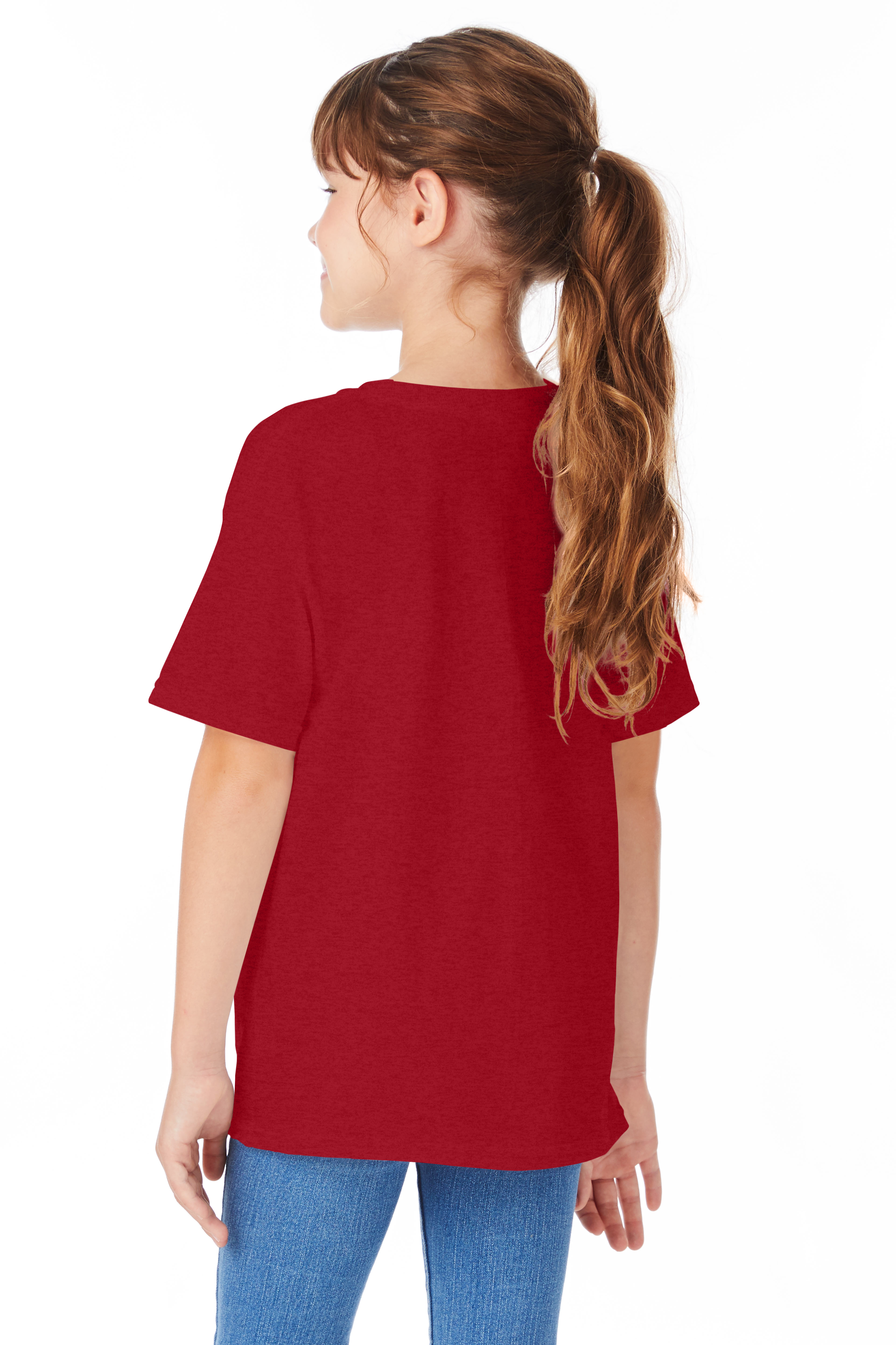 Hanes 5480 Red Pepper Heather