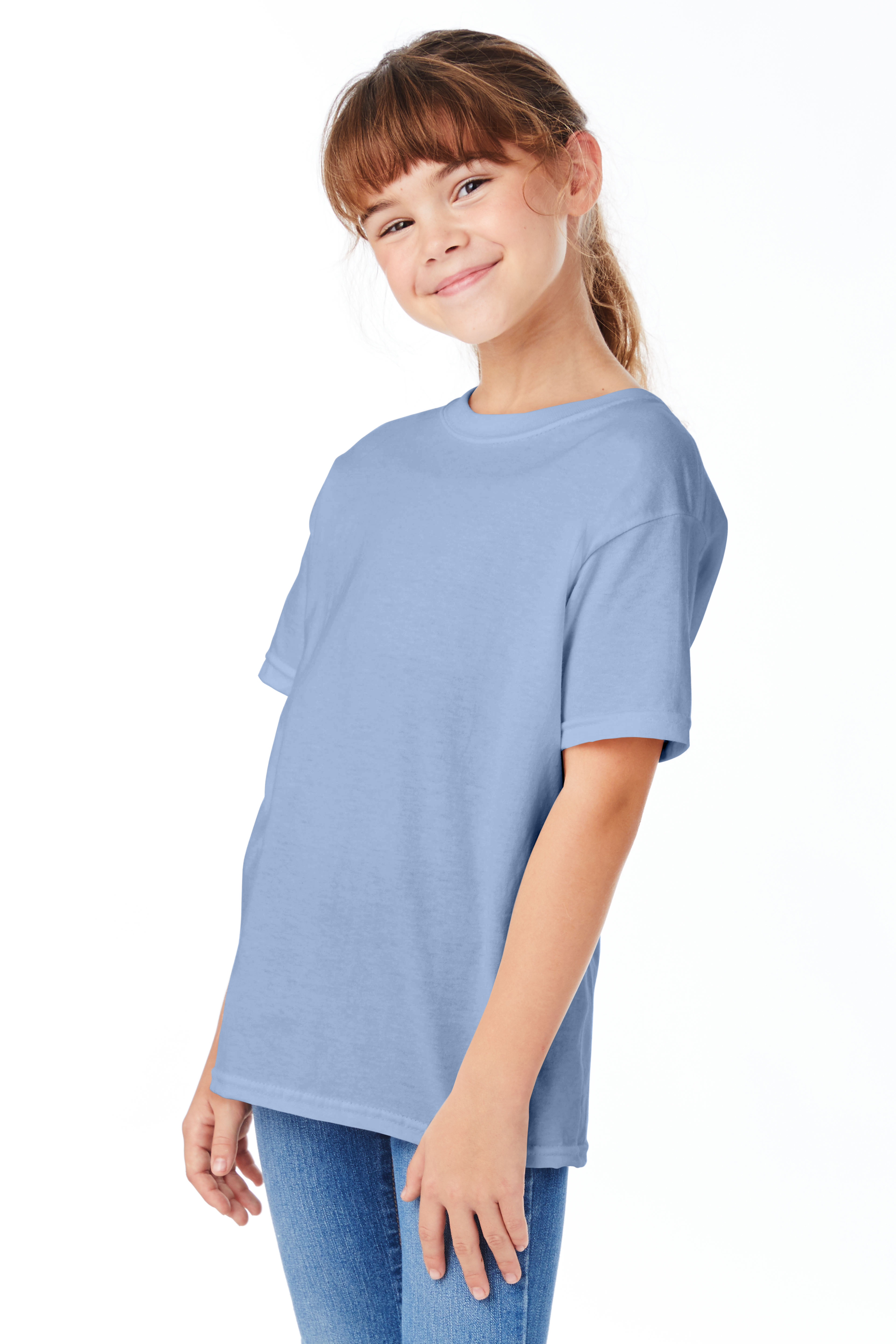 Hanes 5480 Light Blue