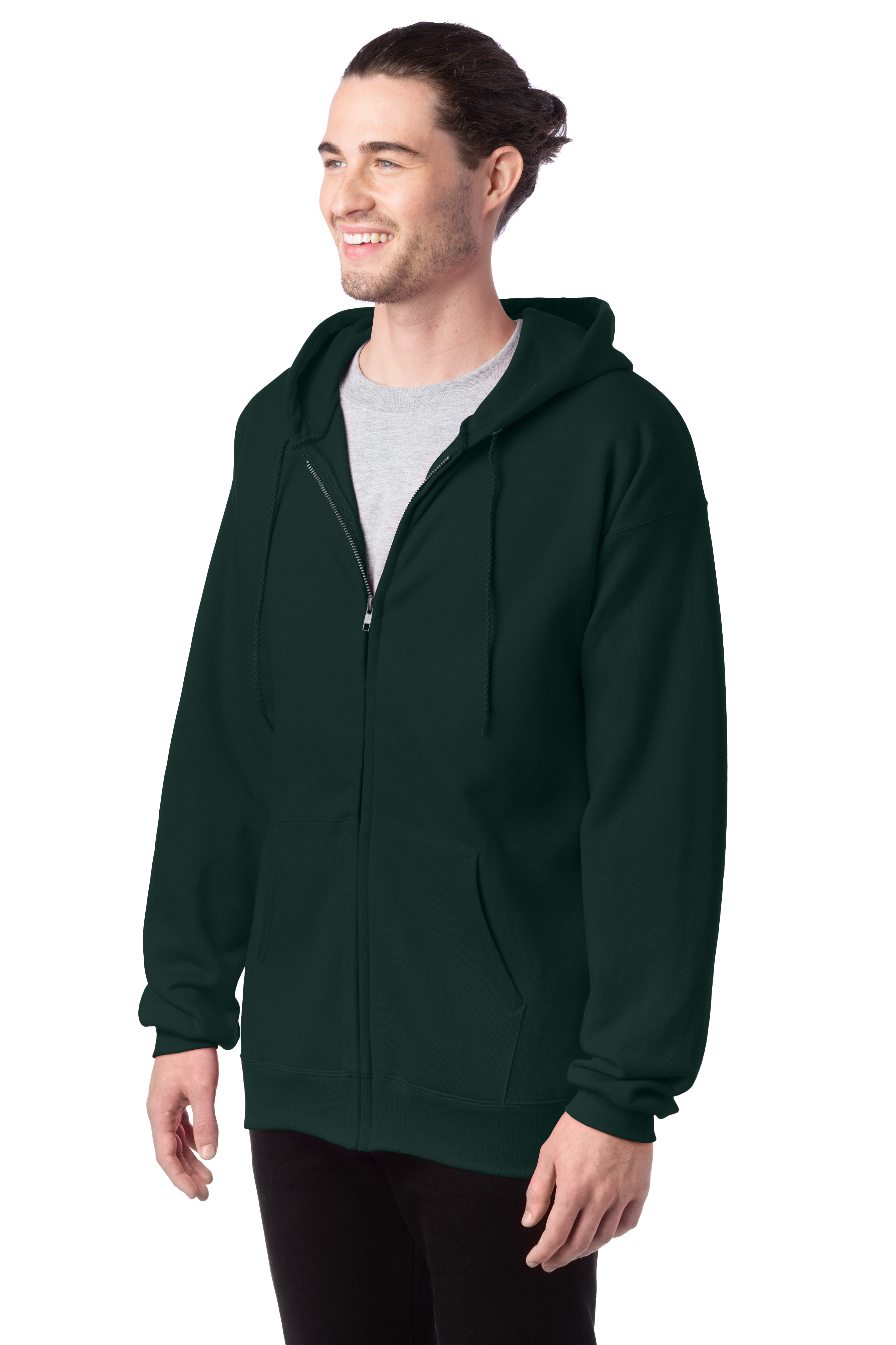 価格は安く Hanes Ultimate Cotton® 90/10 Full Zip Hoodie F280 Deep トップス