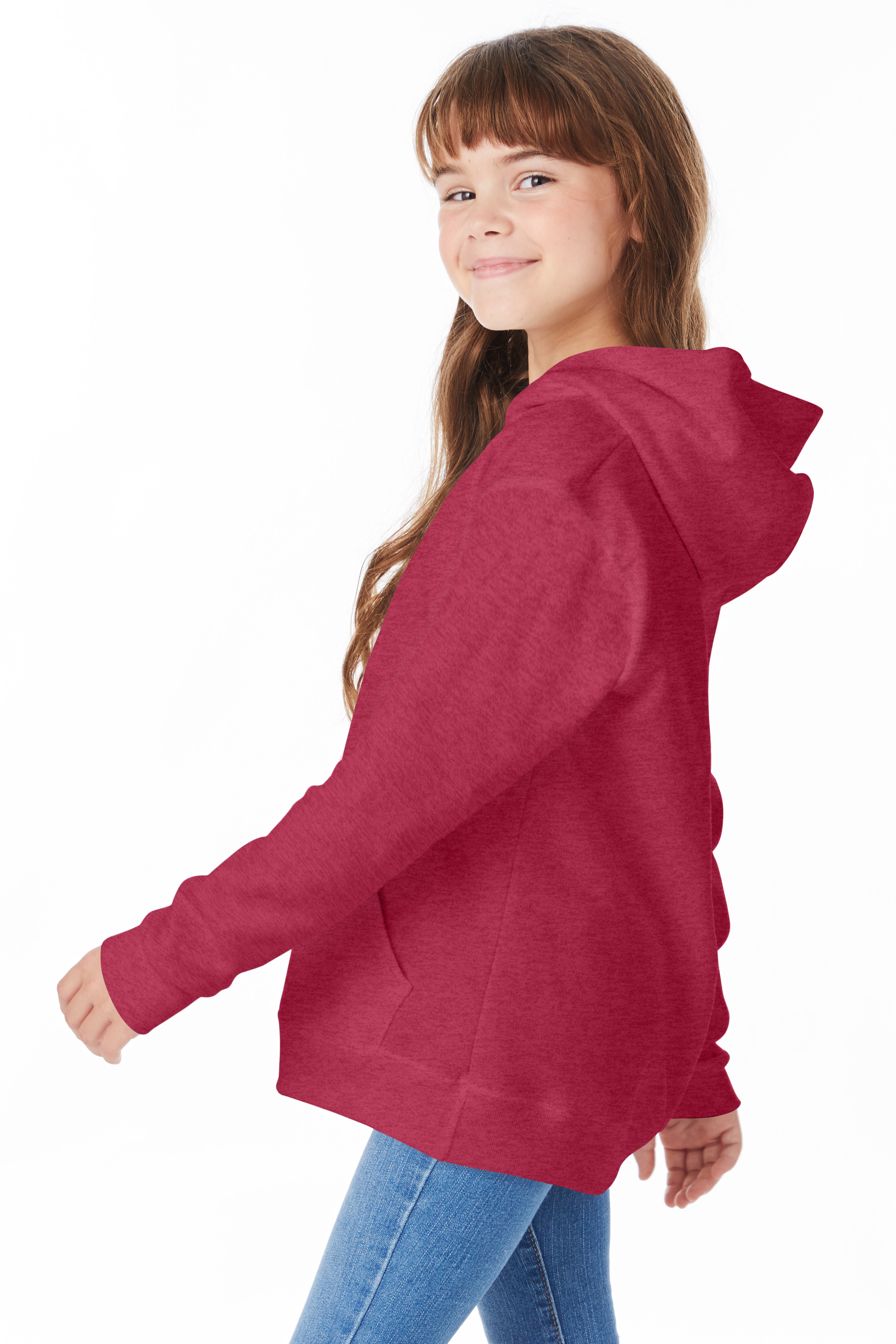 Hanes P473 Heather Red