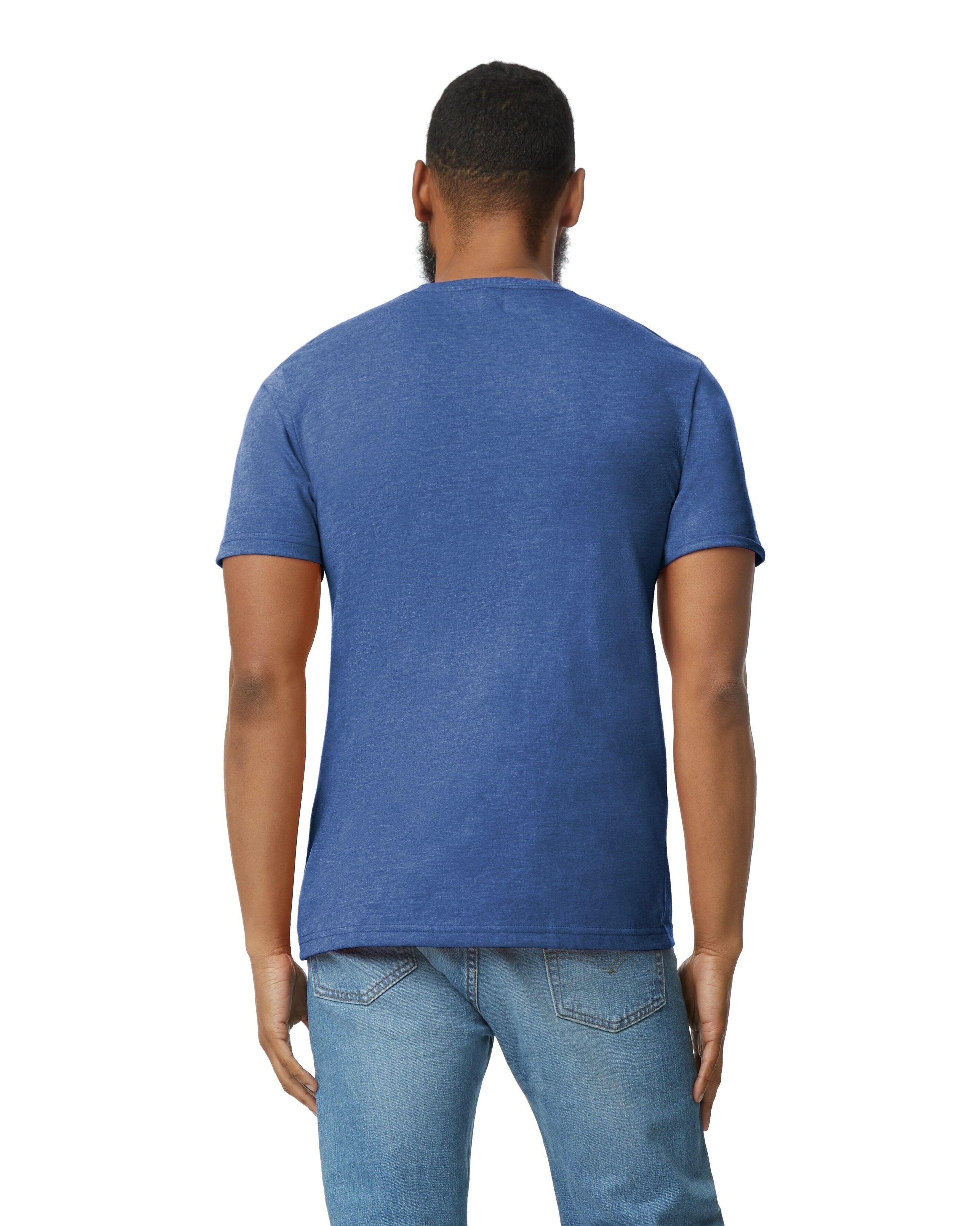 Gildan 980 Heather Blue