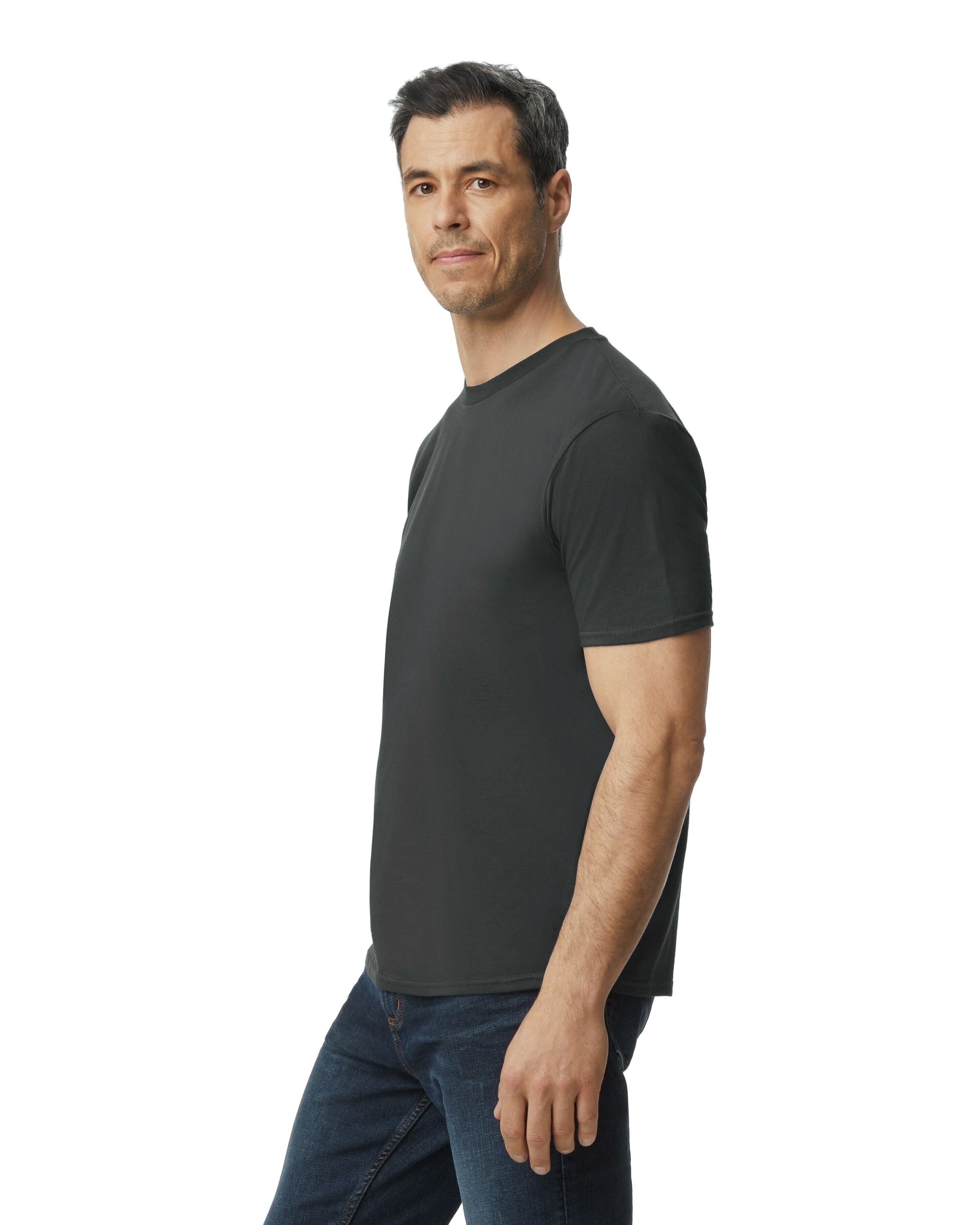 Gildan Lightweight Softstyle T Shirt 980 Smoke | Jiffy