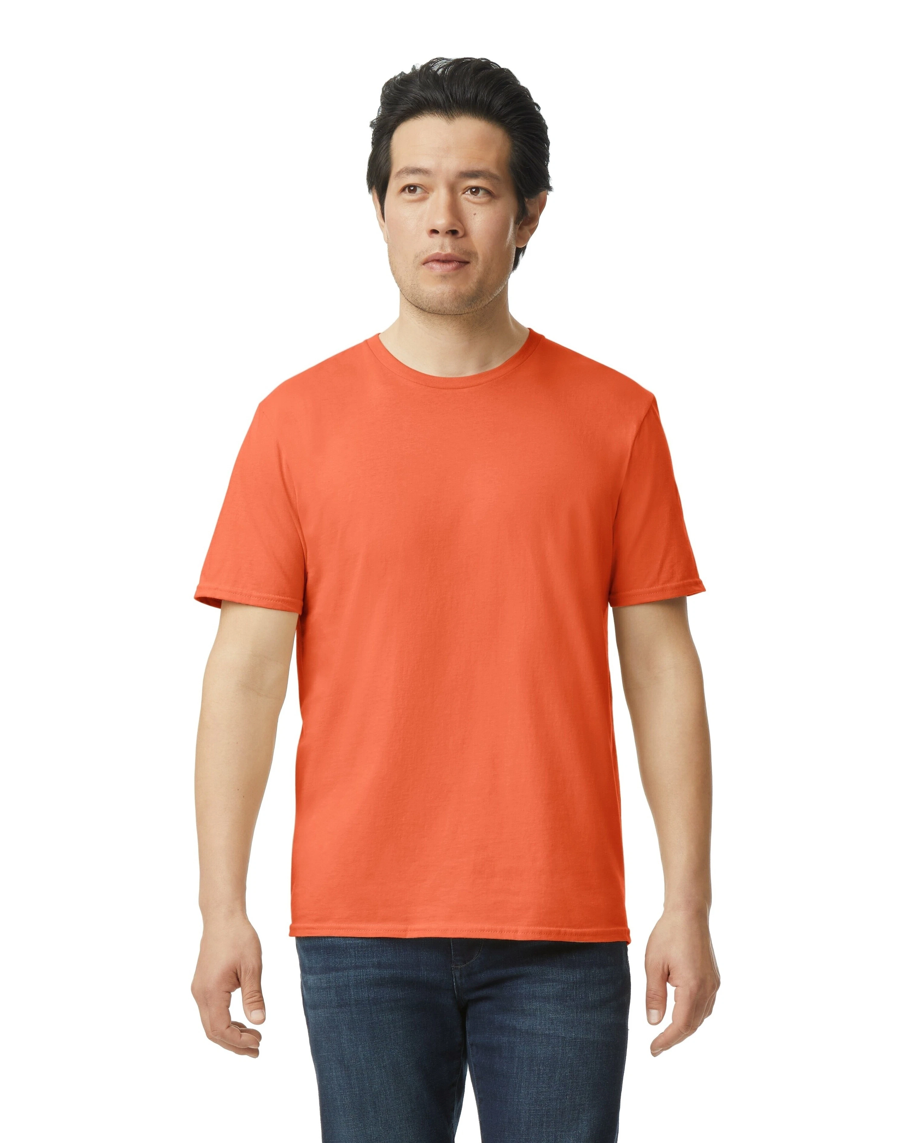 Gildan G640 Softstyle® Unisex T Shirt Orange | Jiffy