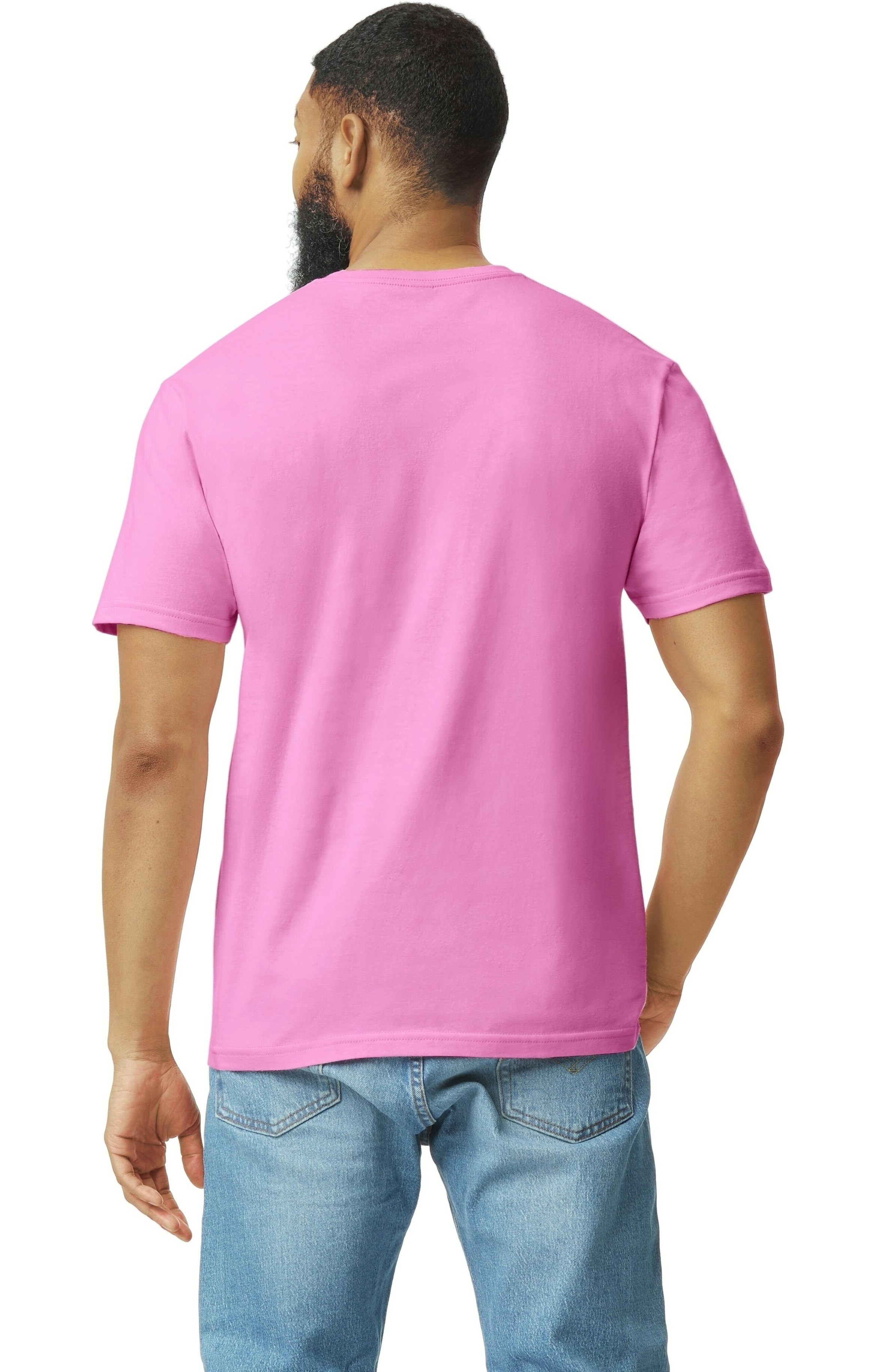 Gildan G640 Softstyle® Unisex T Shirt Azalea | Jiffy