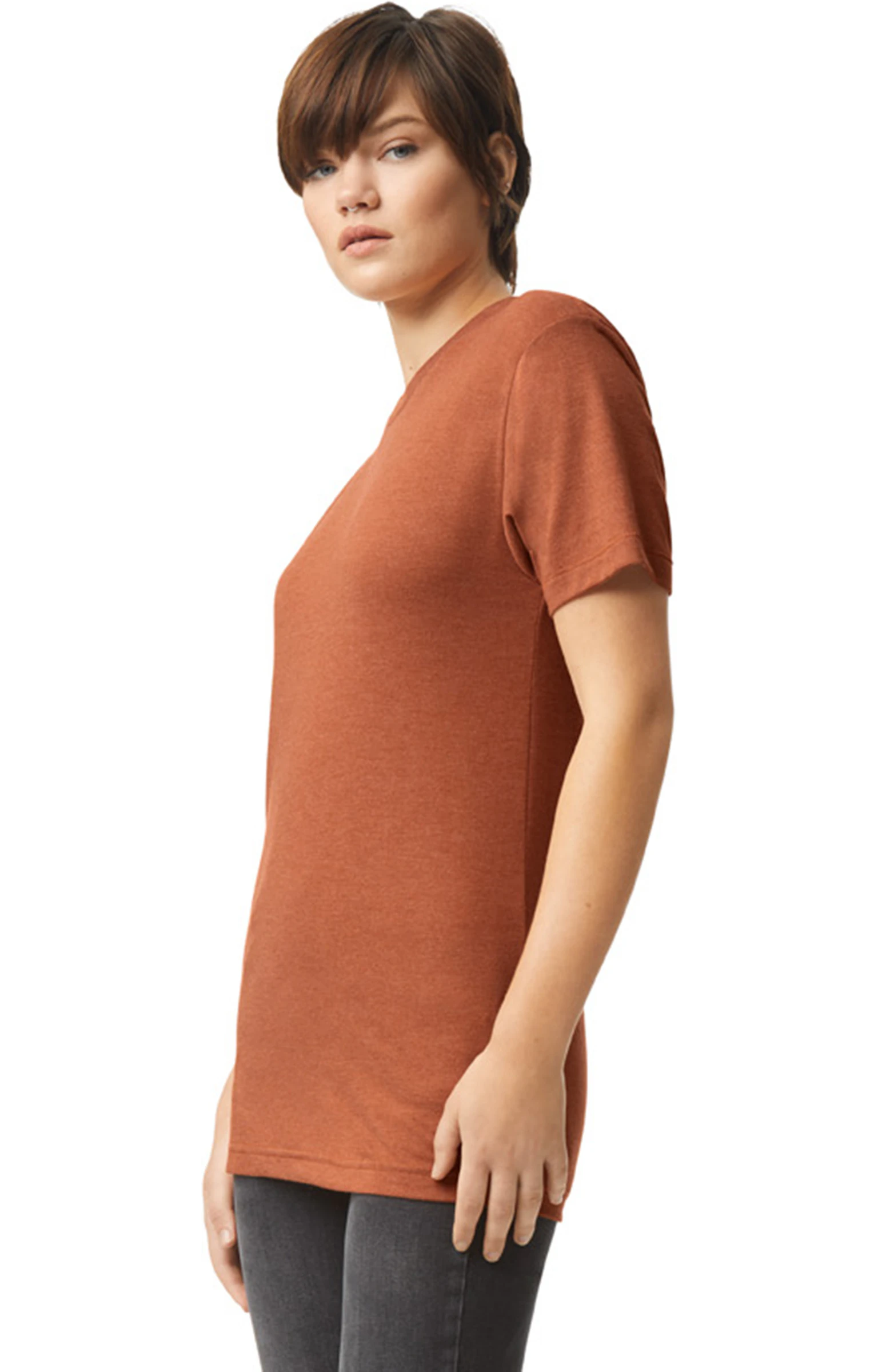 American Apparel Unisex Triblend Short Sleeve Track T Shirt Tr401 W Tri ...