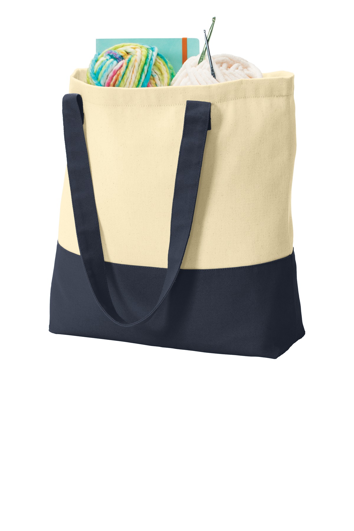 Port Authority BG414 Natural / Navy