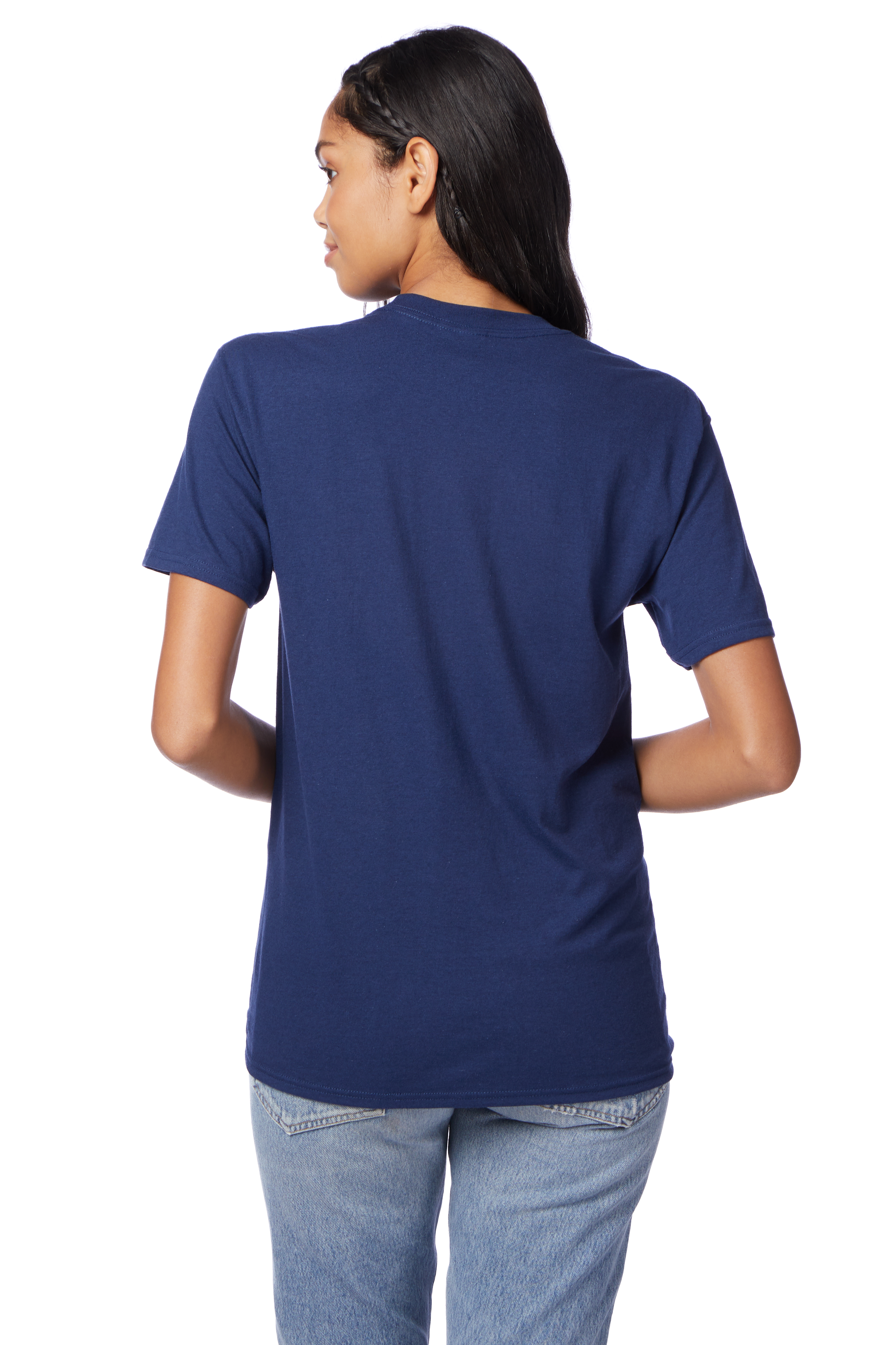 Hanes 42TB Solid Navy Triblend