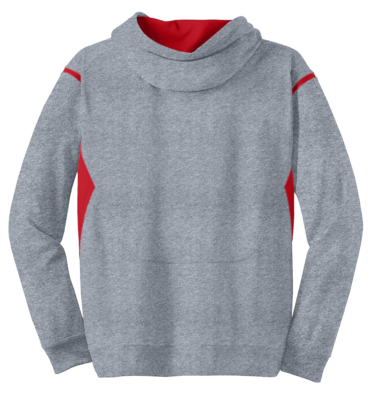 Sport-Tek TST246 Gray Heather / True Red