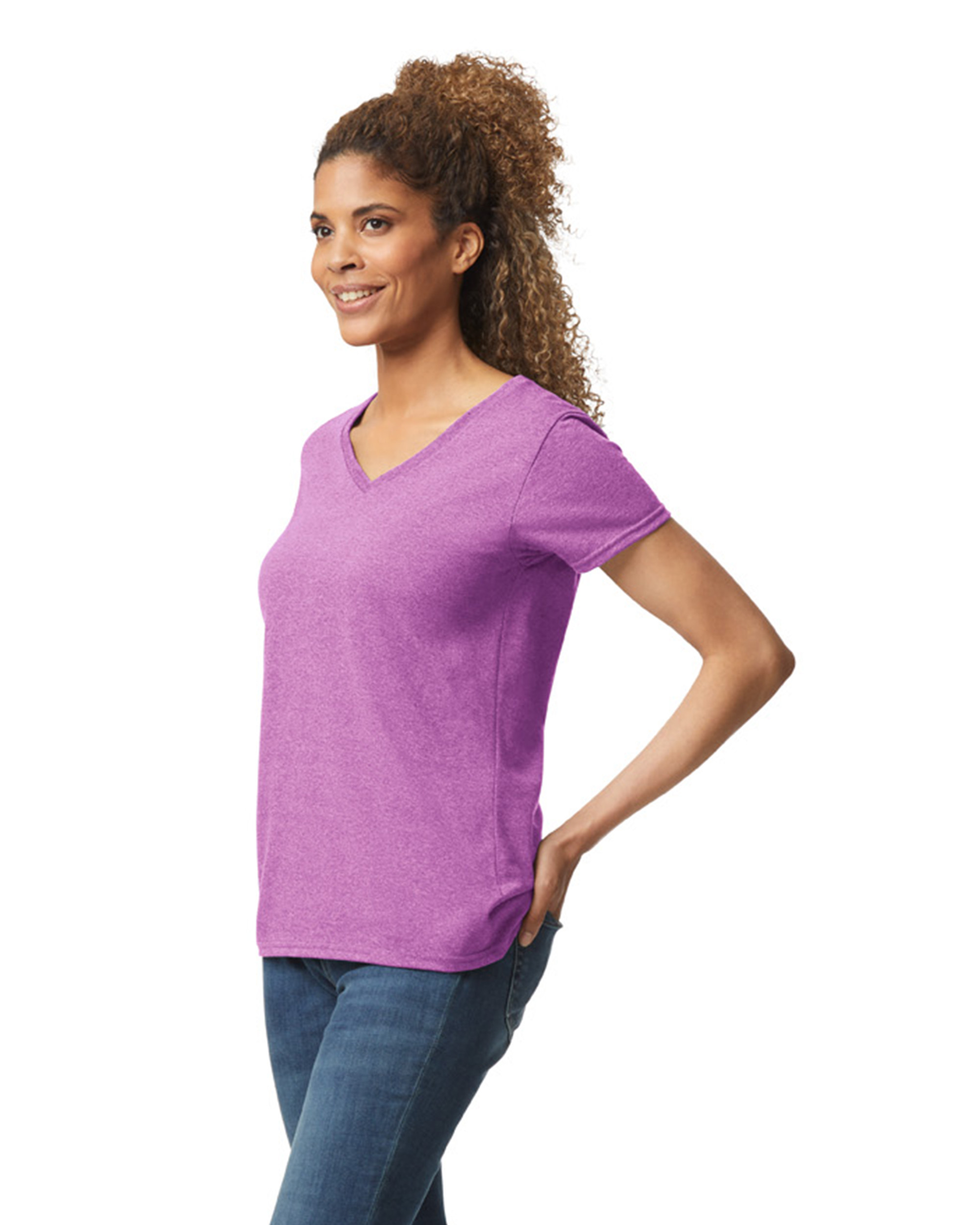 Gildan G500VL Heather Radiant Orchid