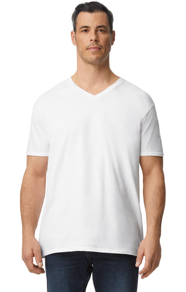 Gildan Plain White Tee Shirts Wholesale Bulk T-Shirts Pack Of