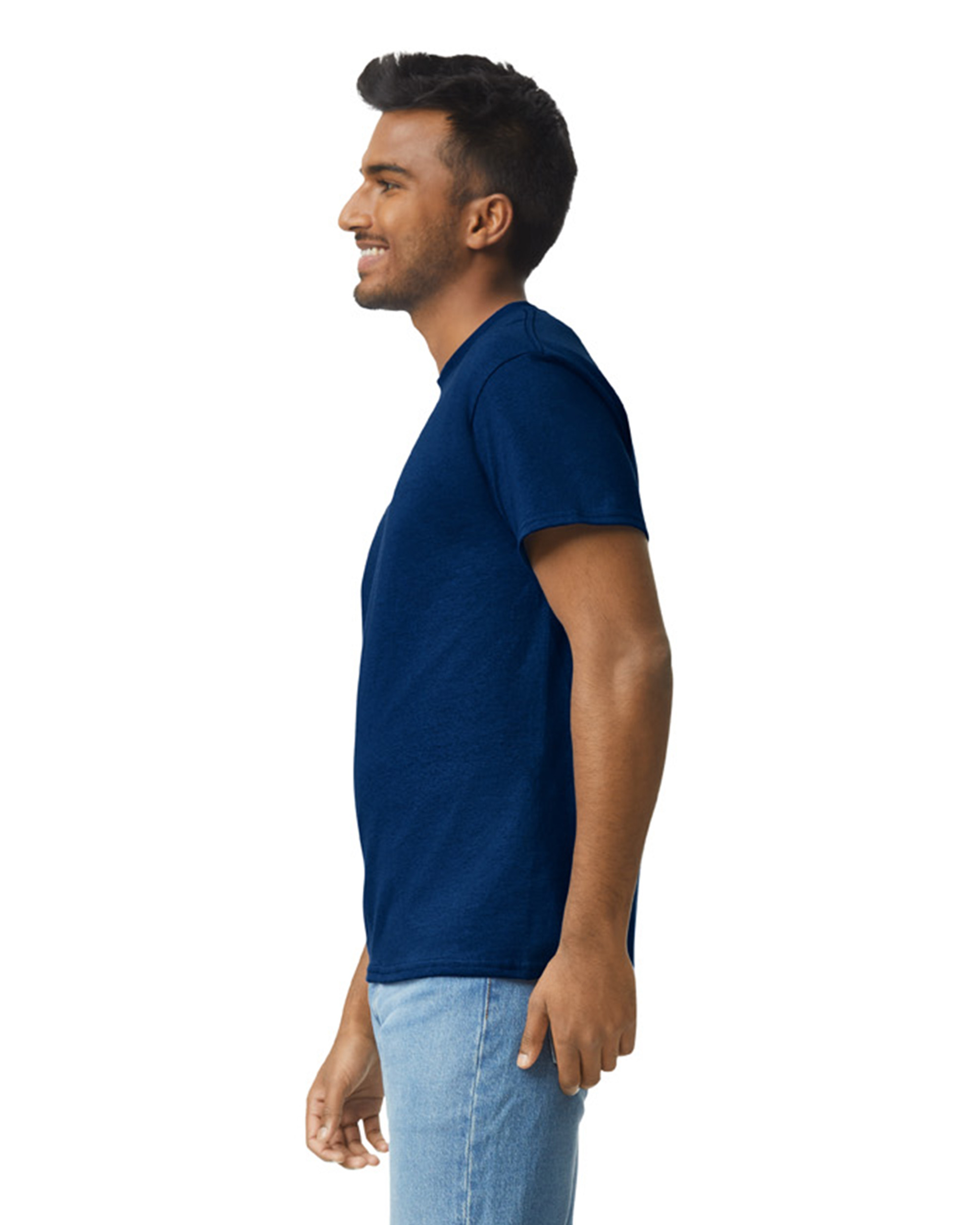 Gildan Unisex Ultra Cotton® T Shirt G200 Navy | Jiffy