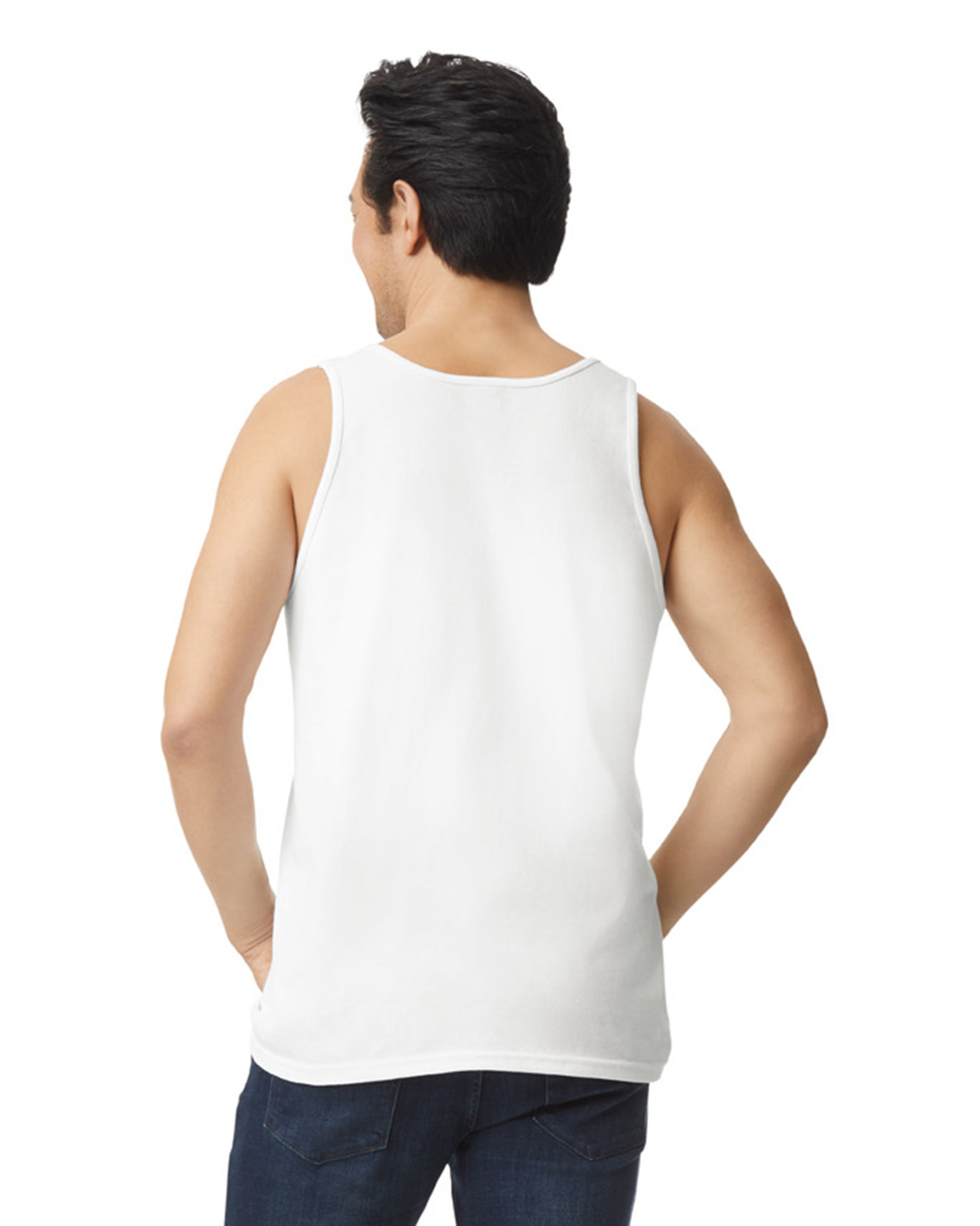 Gildan Unisex Ultra Cotton® Tank G220 White | Jiffy
