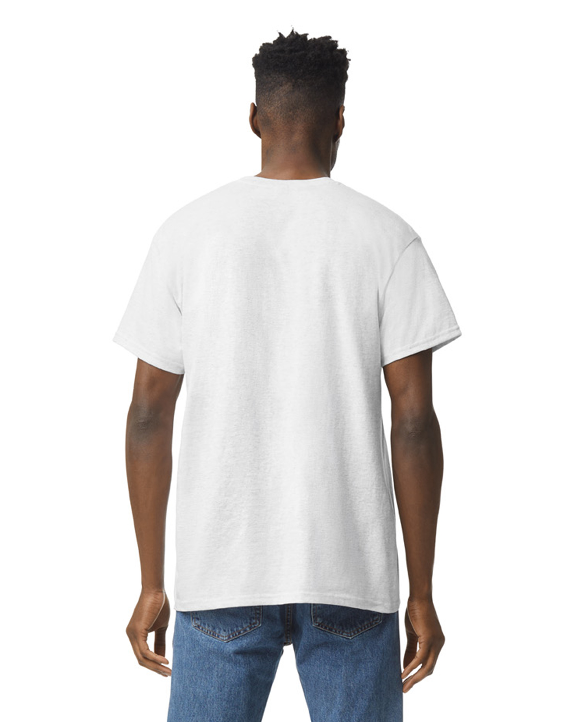 Gildan Unisex Heavy Cotton™ T Shirt G500 Ash | Jiffy