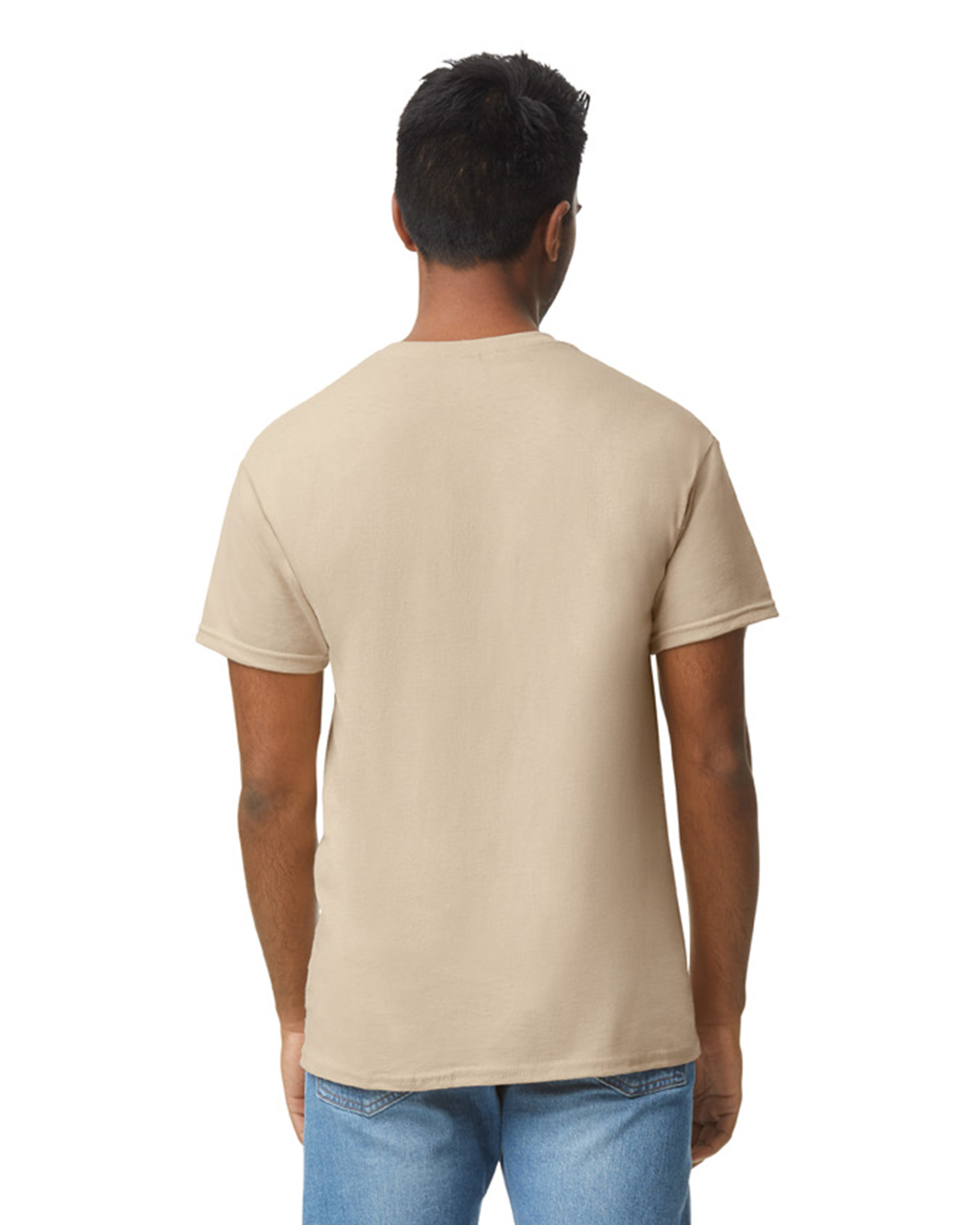 Gildan Unisex Heavy Cotton™ T Shirt G500 Sand | Jiffy