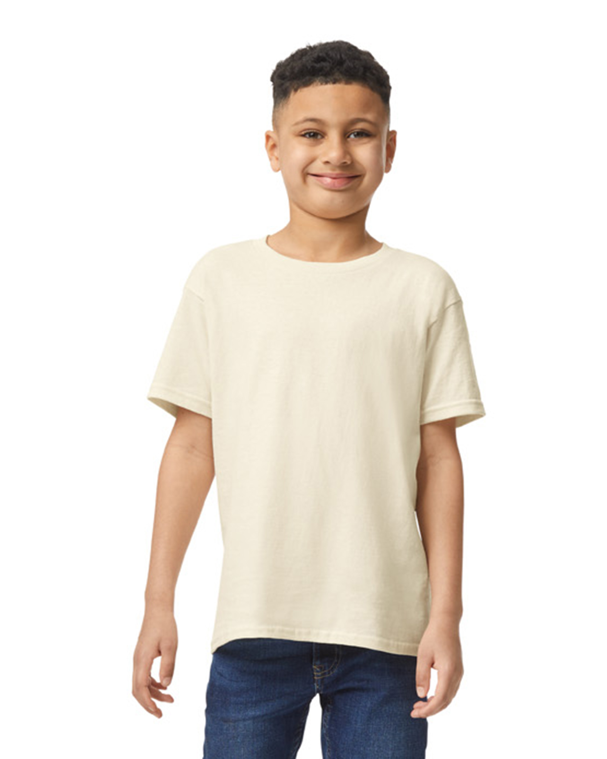 Gildan Youth Heavy Cotton™ T Shirt G500 B Natural | Jiffy