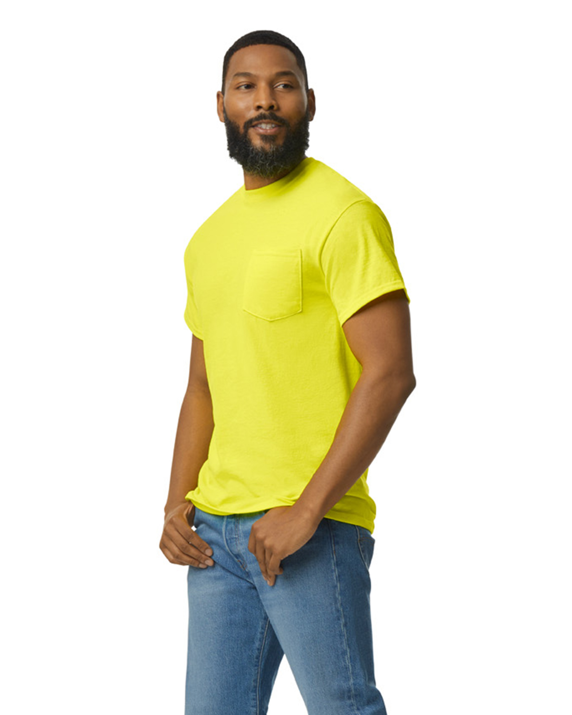 Gildan G530 Safety Green