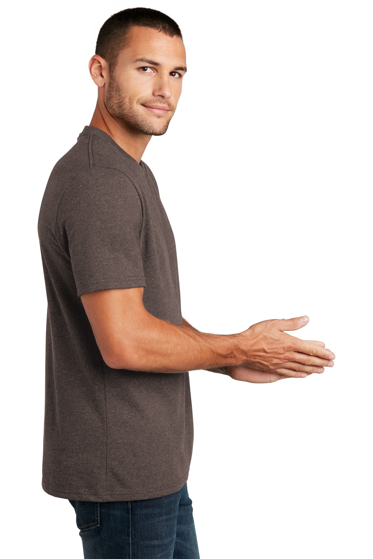 District DT8000 Deep Brown Heather