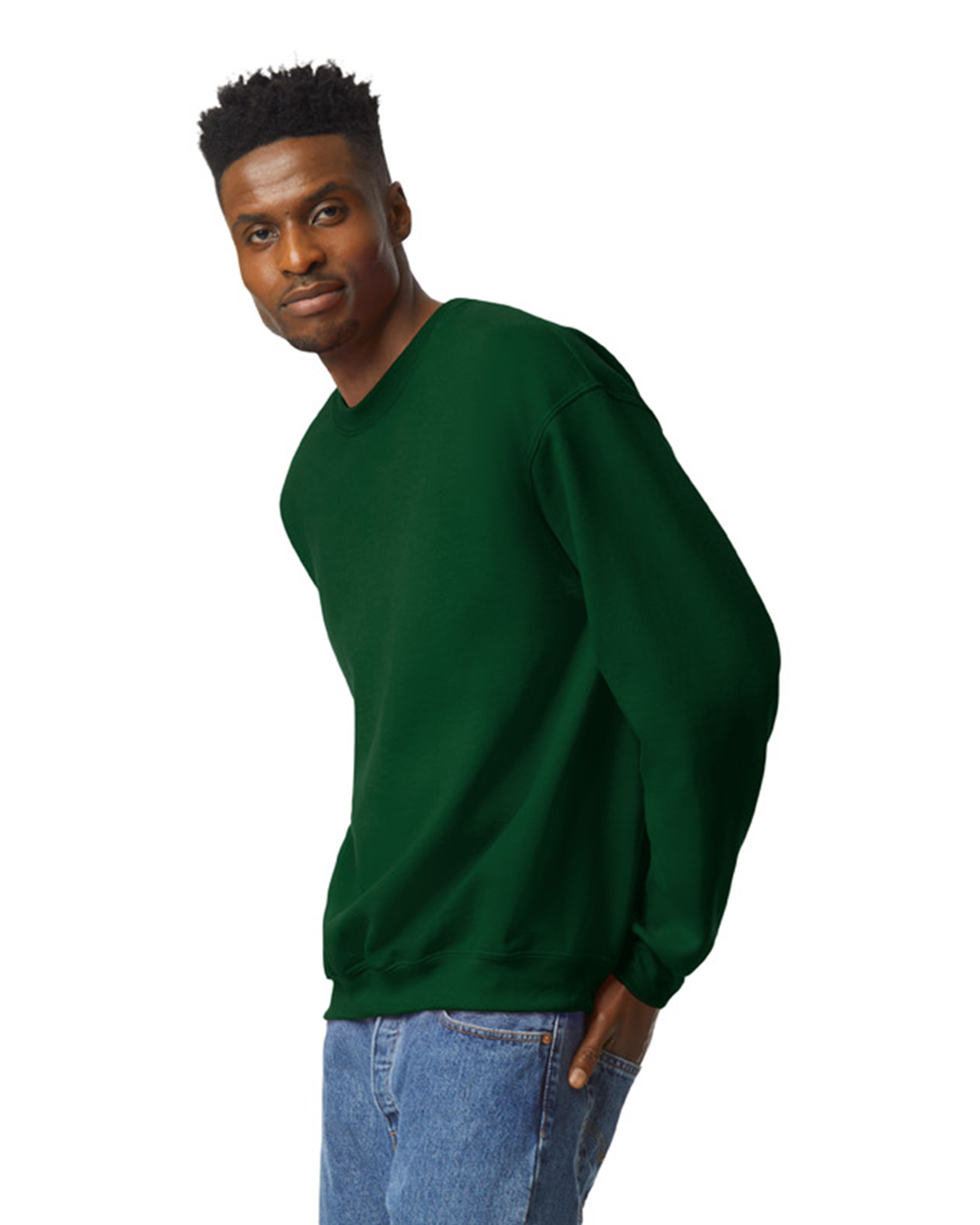 ★FRIDAY★ビートたけし【 GILDAN製】 Gildan Unisex Heavy Blend™ 50/50 Fleece Crew G180 Forest