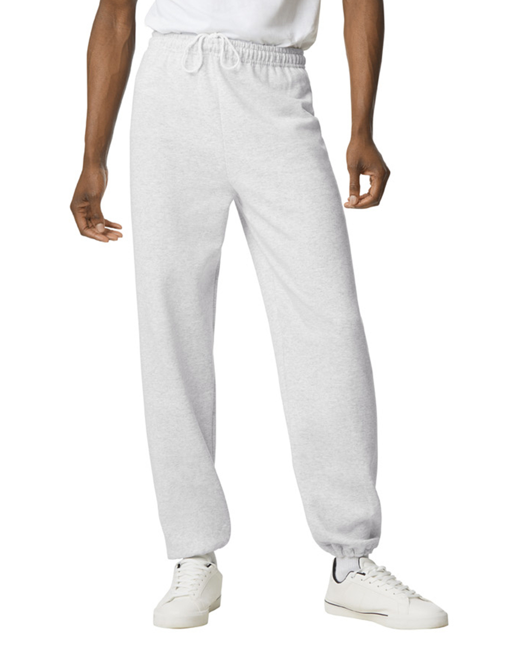 Gildan Unisex Heavy Blend 50 50 Sweatpants G182 Ash Jiffy