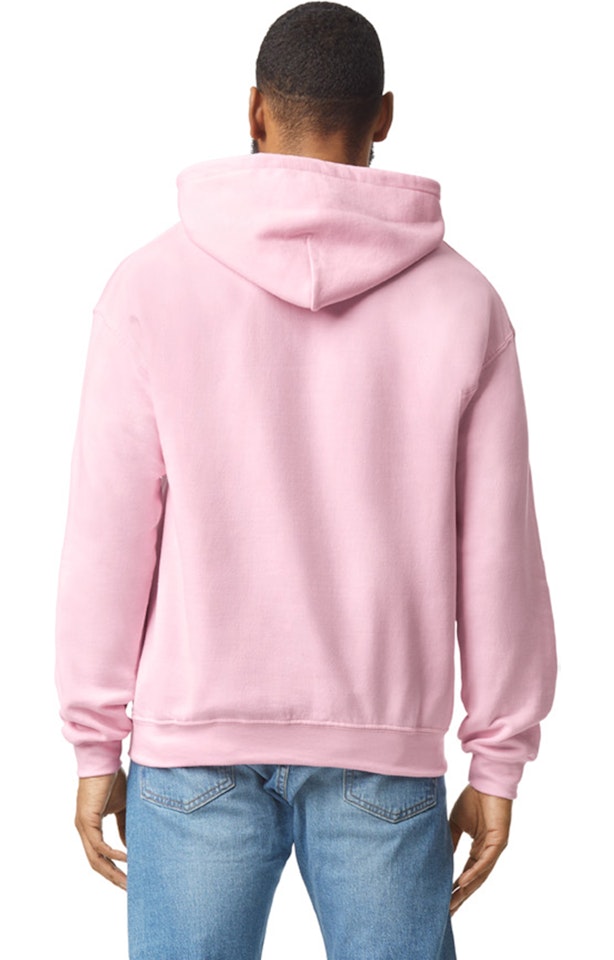 Gildan Pink Zipper Sweatshirt Safety Pink Hoodie Mockup Gildan