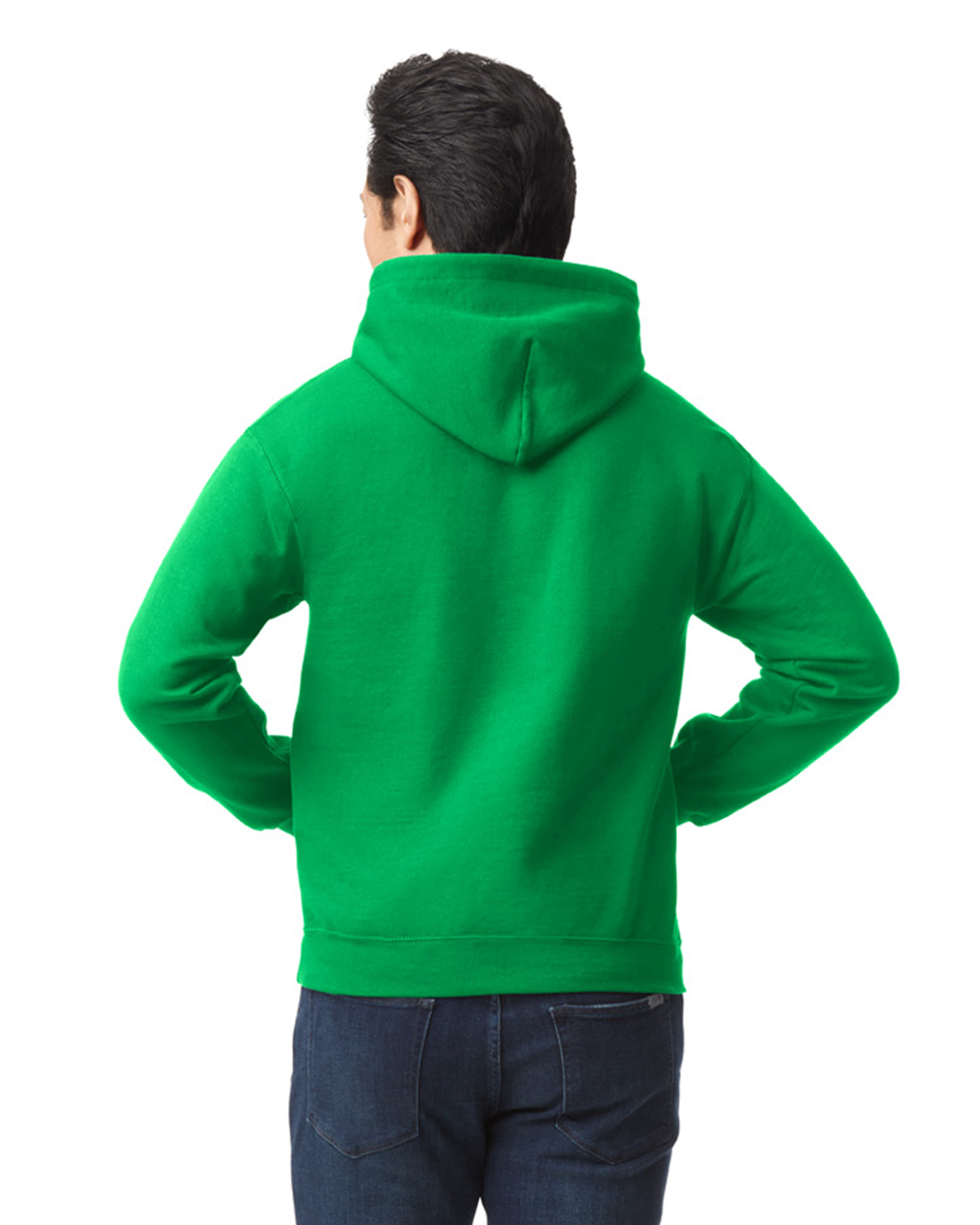 Gildan Unisex Heavy Blend 50 50 Hoodie G185 Irish Green Jiffy