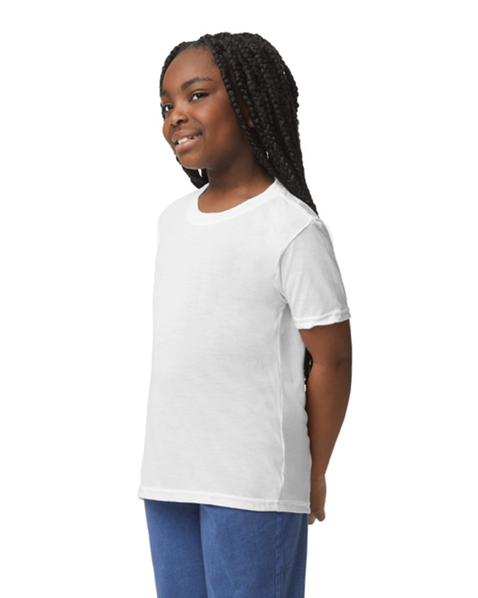 Gildan Youth Performance® Youth T Shirt G420 B White | Jiffy