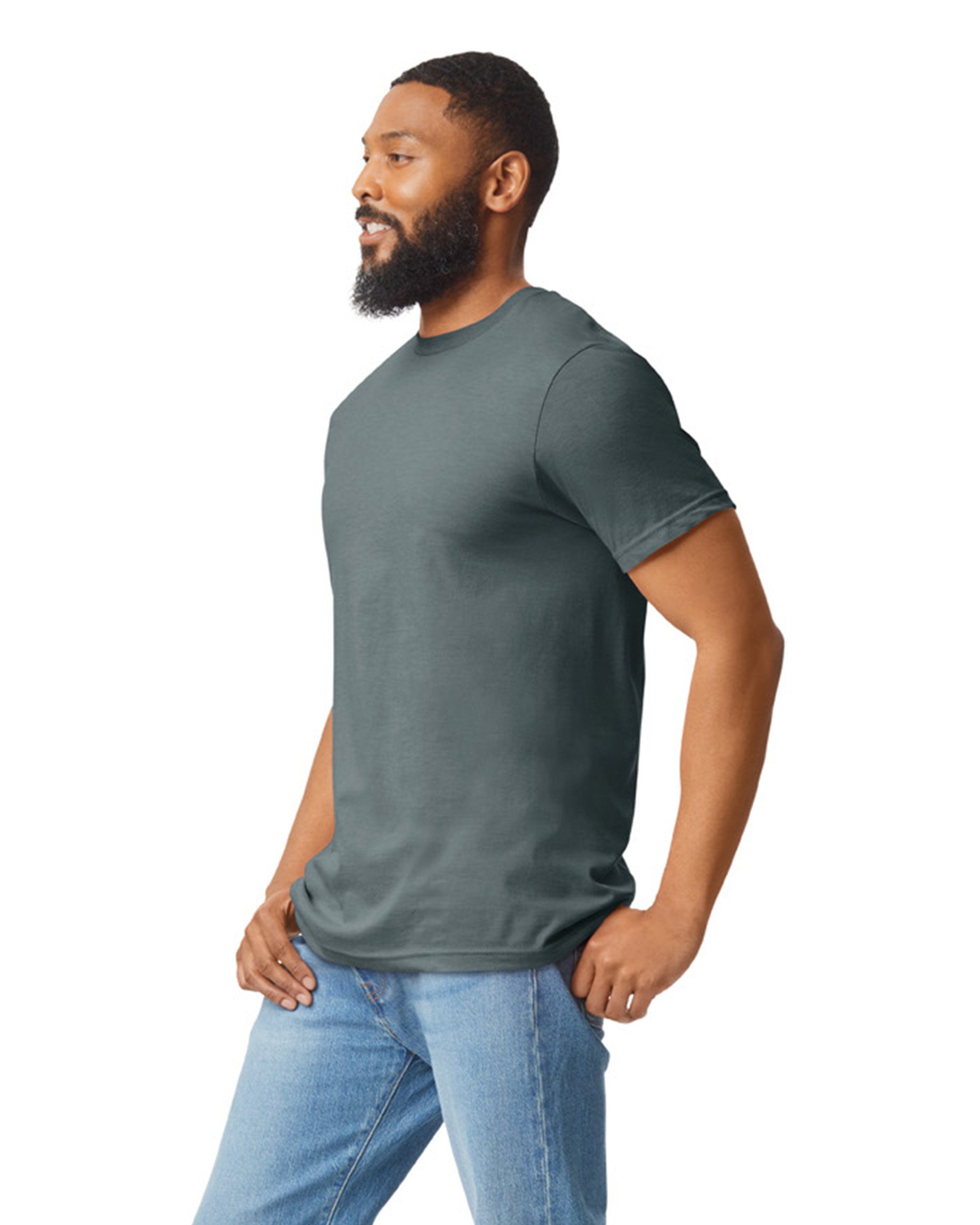 Gildan G640CVC Dark Heather