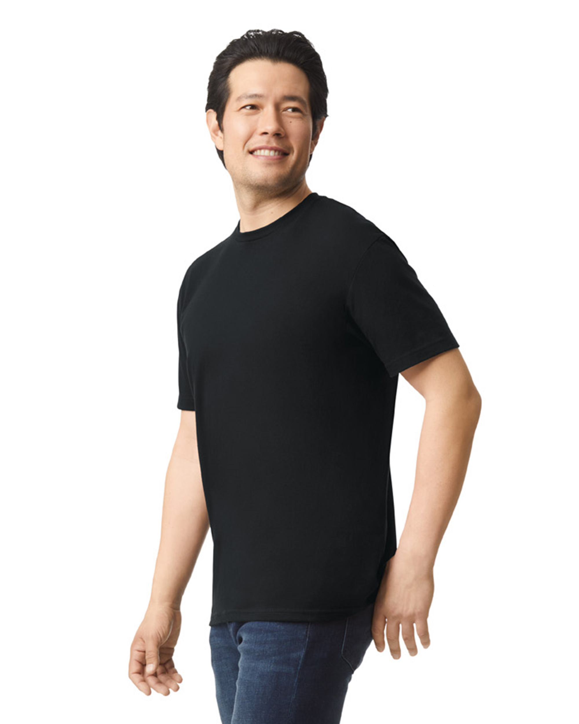 Gildan G640CVC Pitch Black