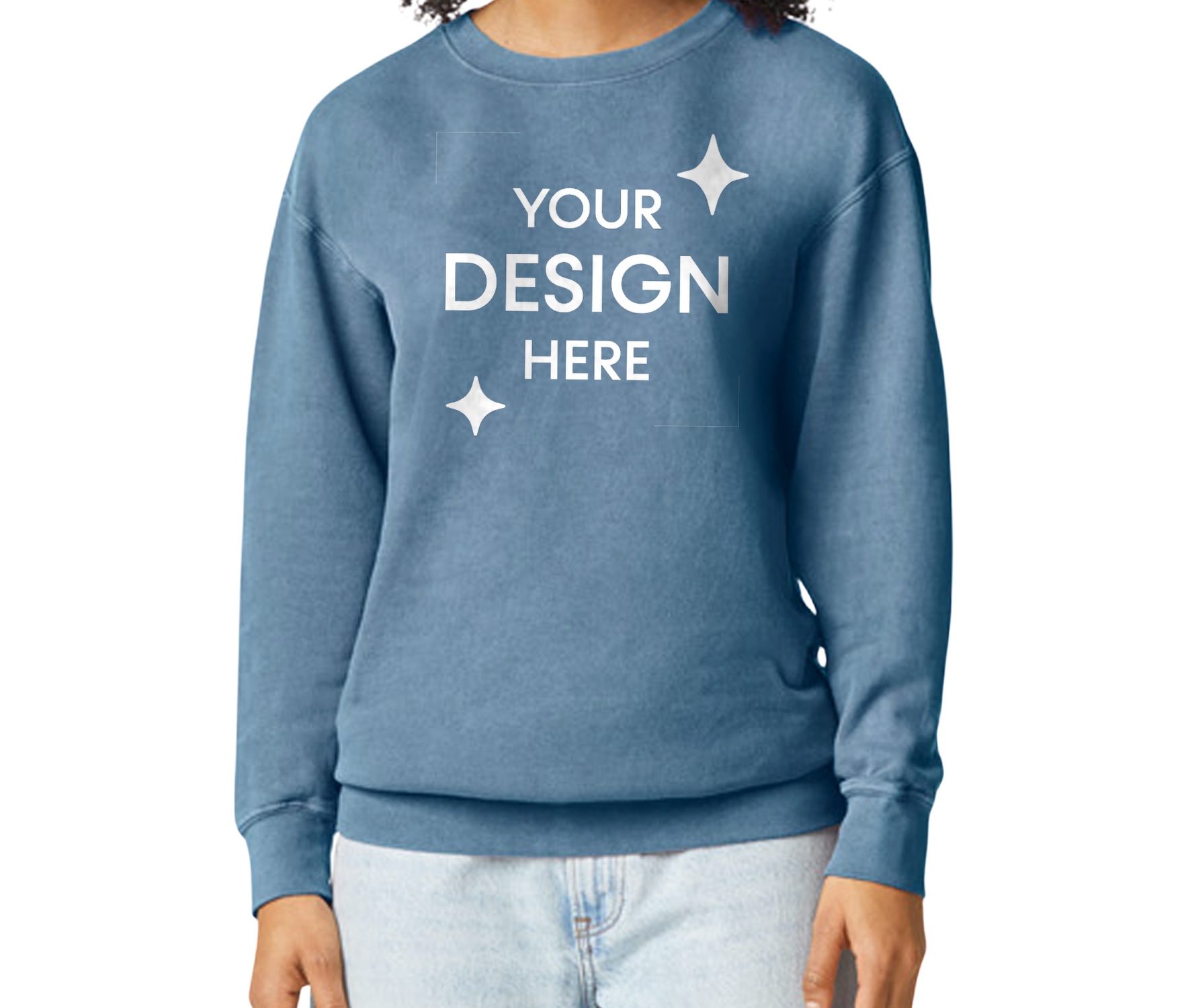 Unisex Lighweight Cotton Crewneck Sweatshirt