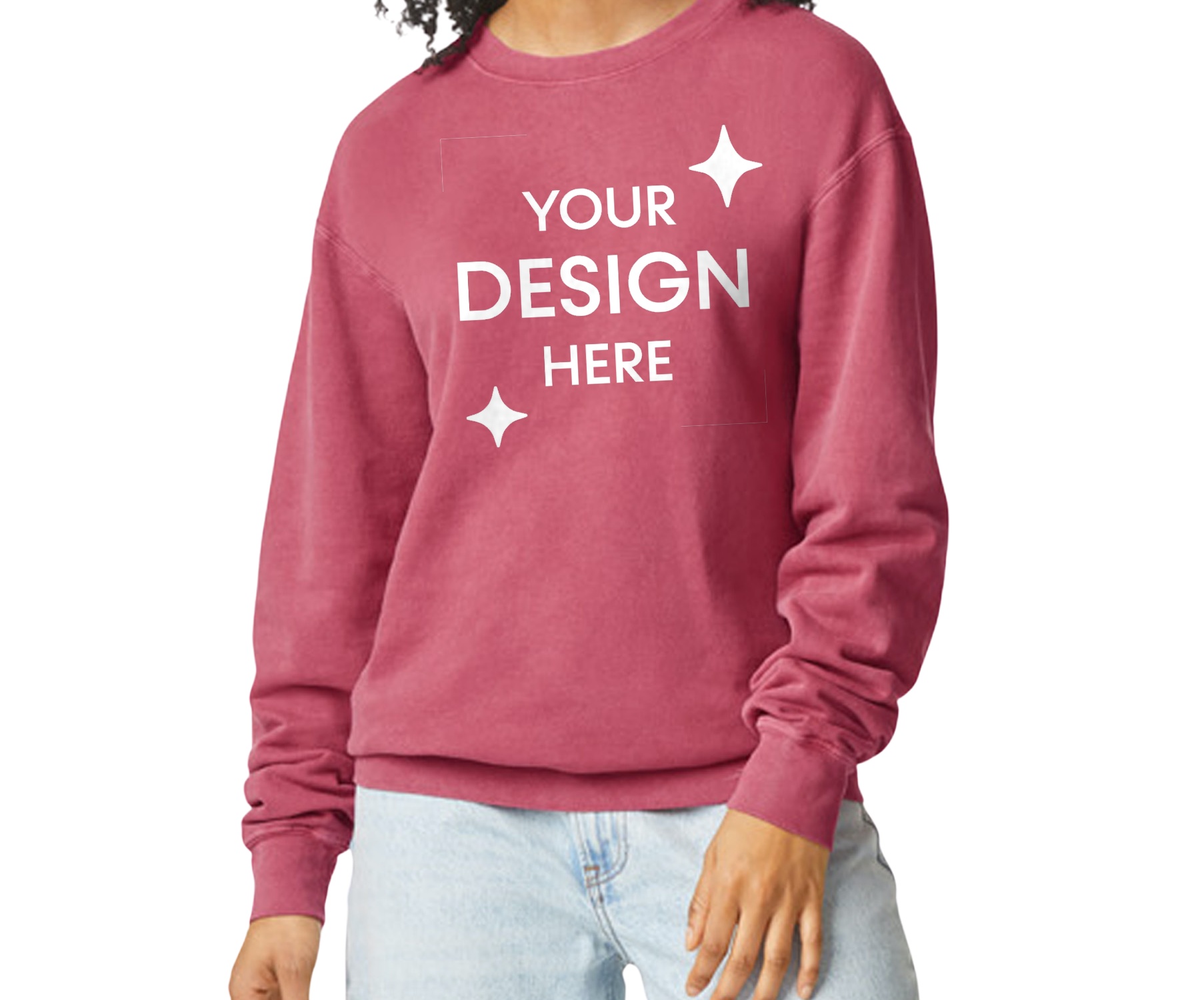 Unisex Lighweight Cotton Crewneck Sweatshirt