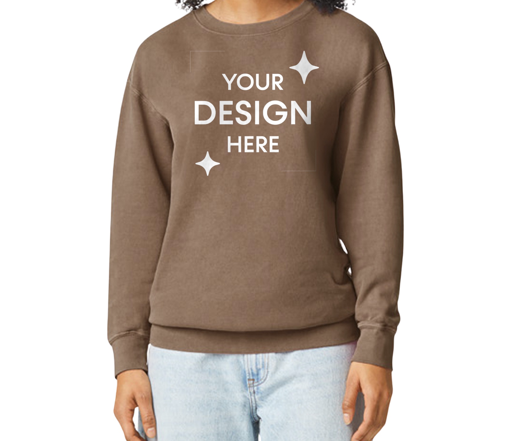 Unisex Lighweight Cotton Crewneck Sweatshirt