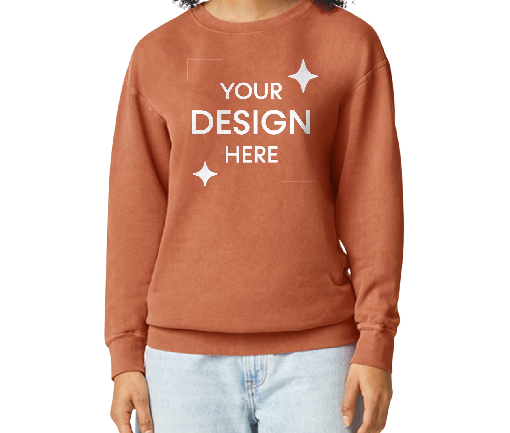 Unisex Lighweight Cotton Crewneck Sweatshirt