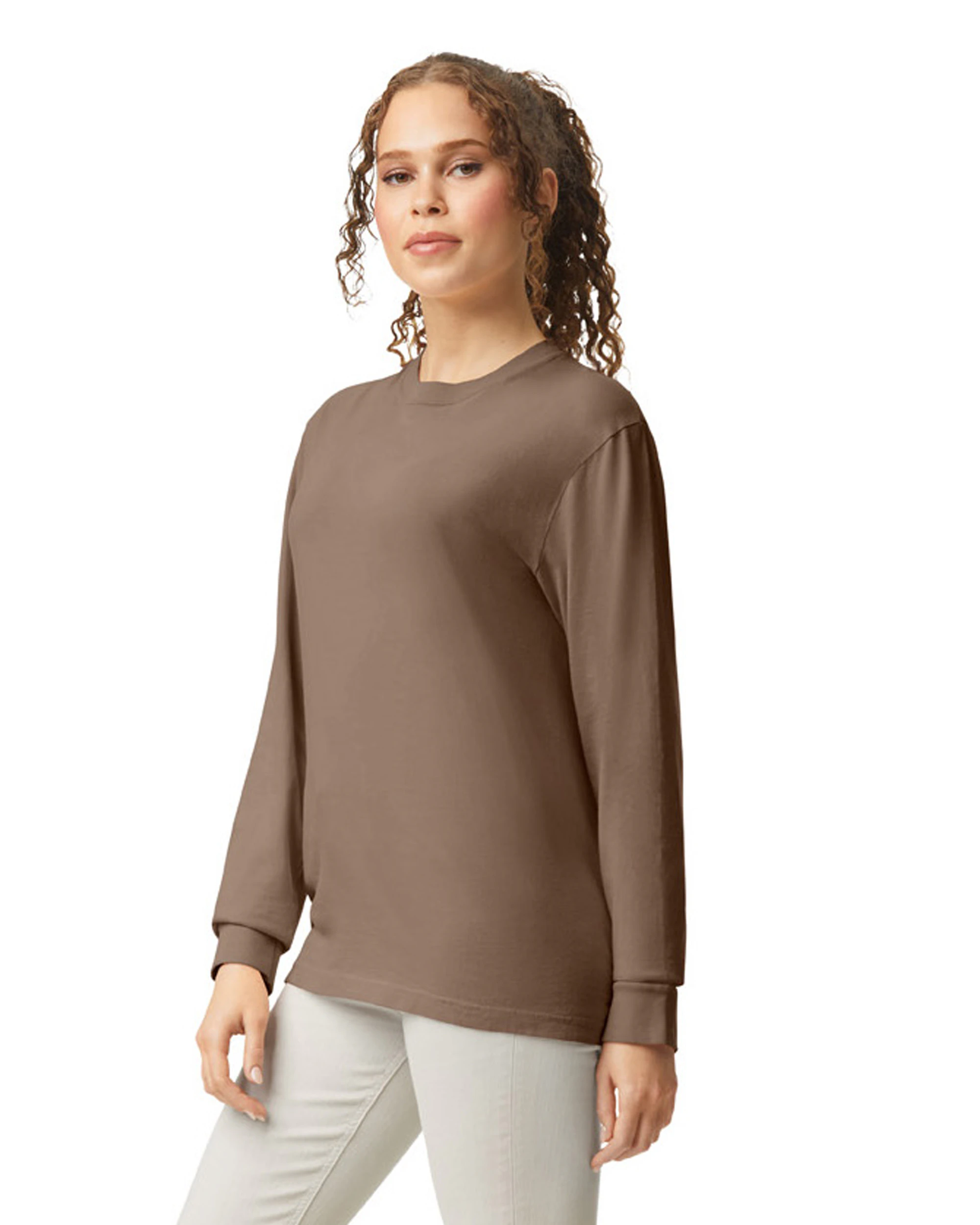 Comfort Colors Unisex Heavyweight Rs Long Sleeve T Shirt C6014 Espresso ...