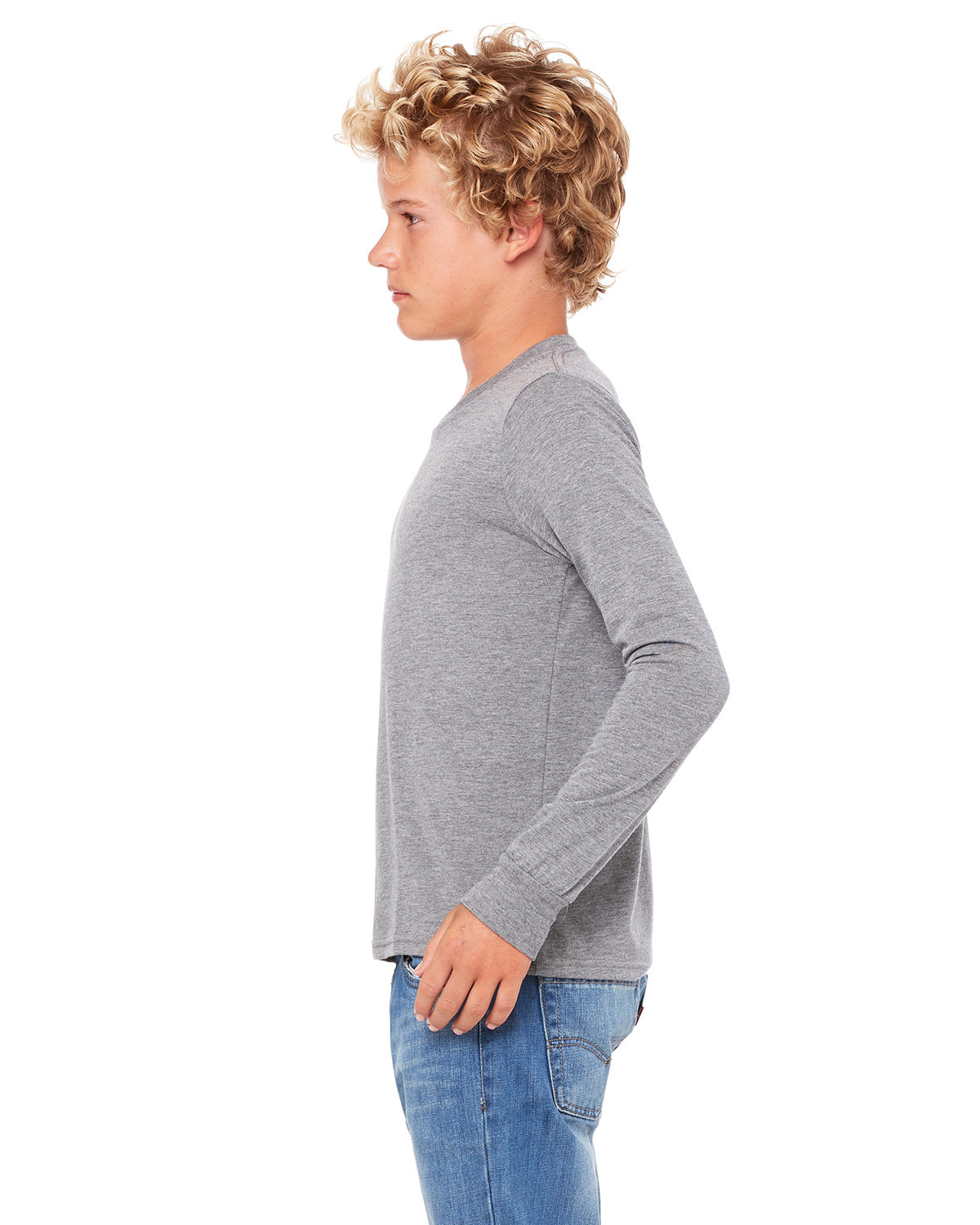 Bella + Canvas 3513Y Gray Triblend