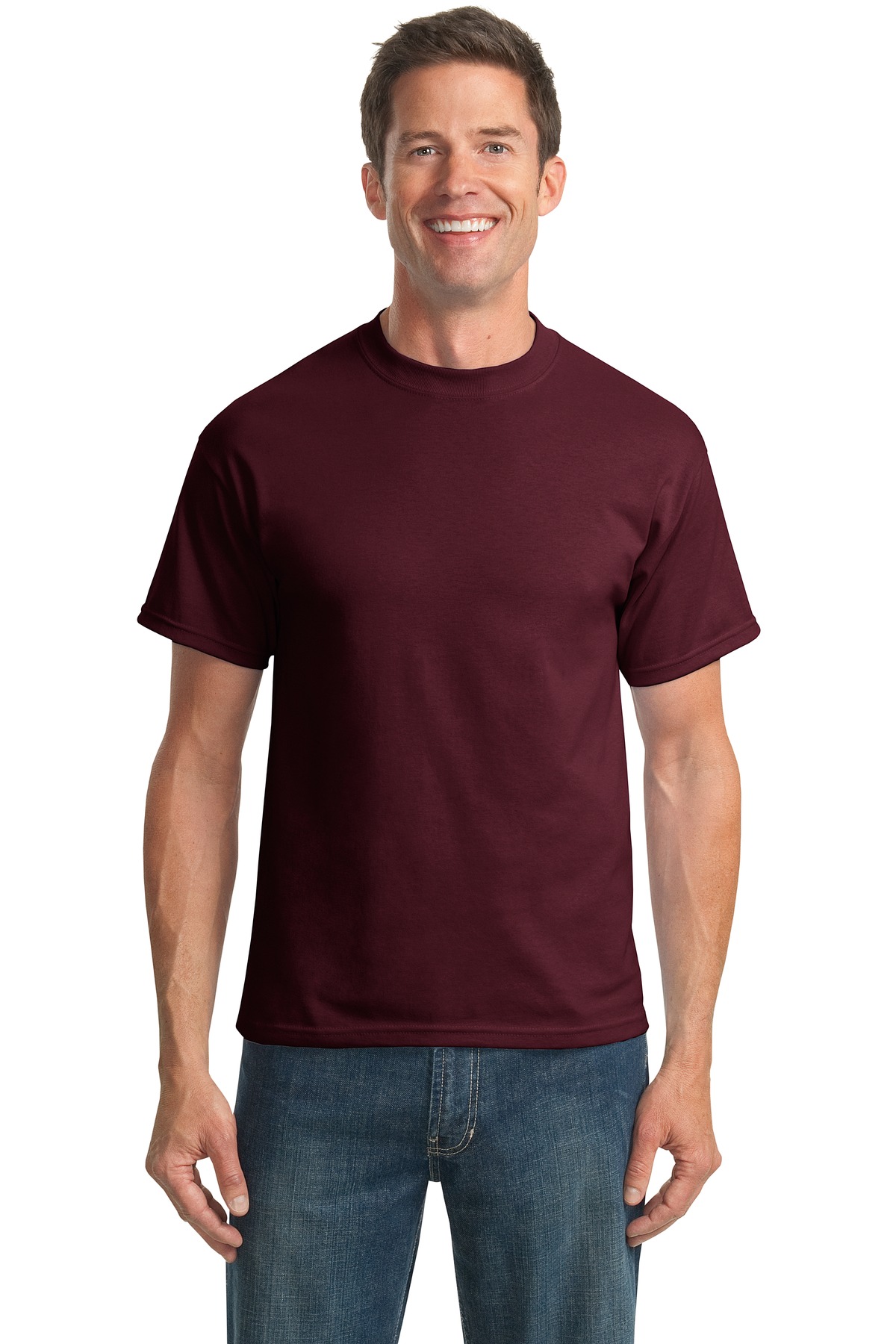 Port & Company PC55T Athletic Maroon