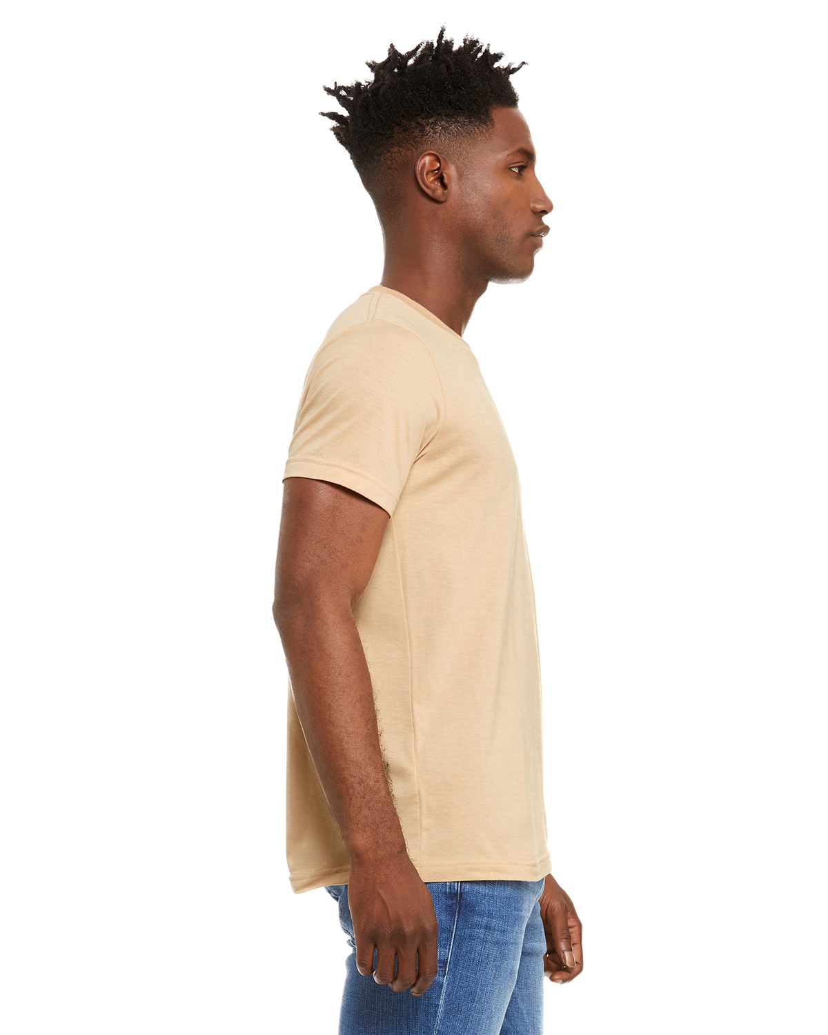 Bella + Canvas 3001CVC Heather Sand Dune