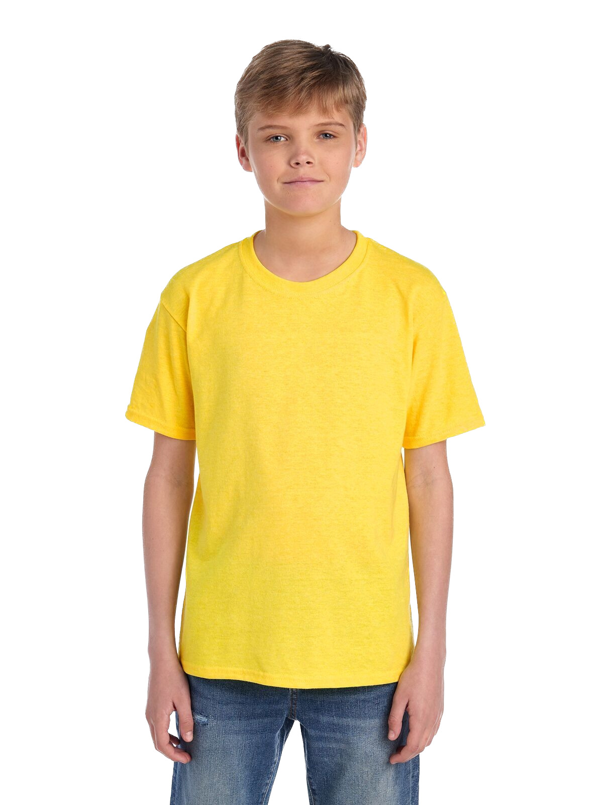 Jerzees 29B Dri Power Youth 50 50 T Shirt Neon Yellow XL