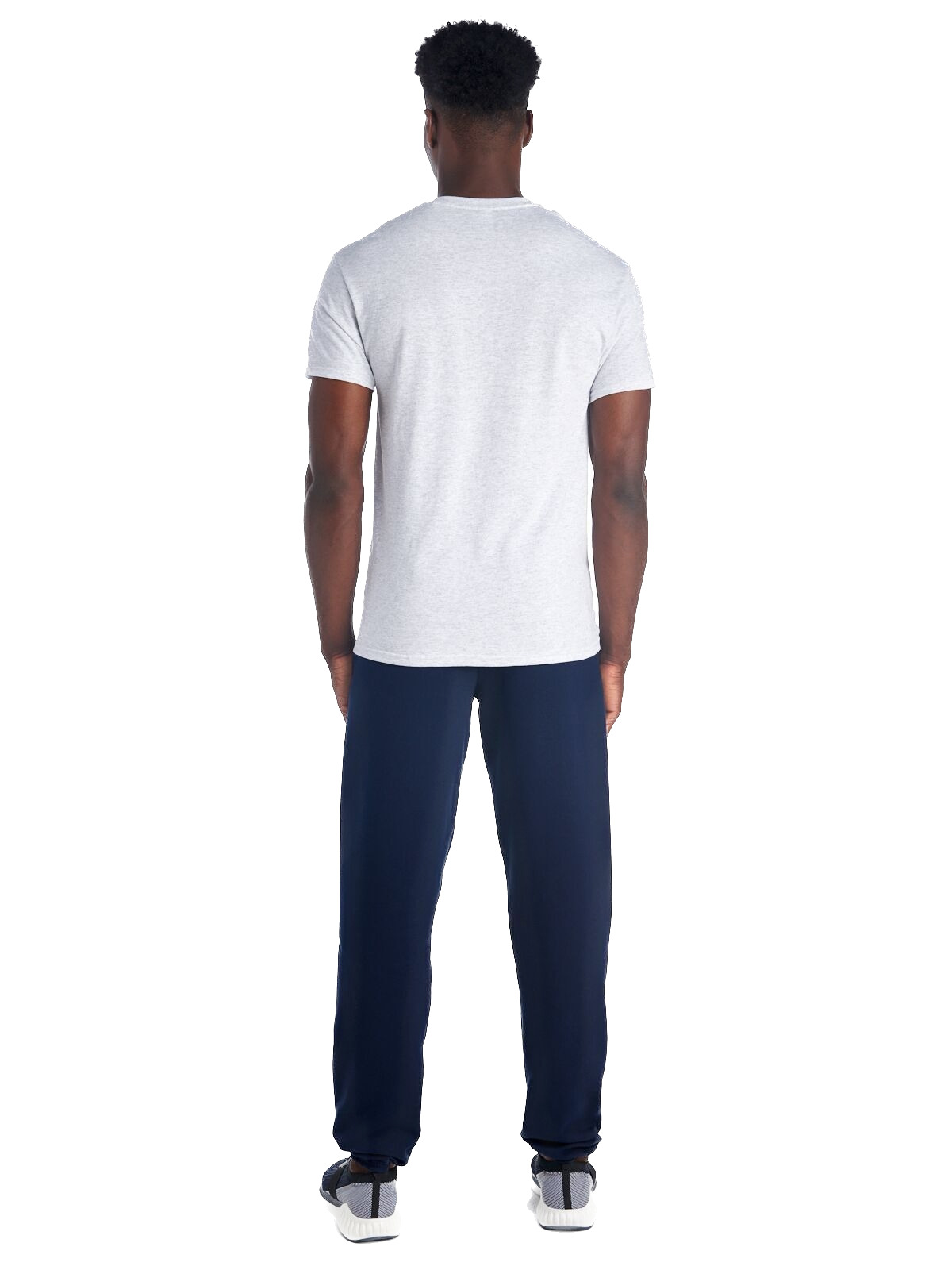 Jerzees Unisex Super Sweats Nu Blend Fleece Pocketed Sweatpants 4850 P J Navy Jiffy